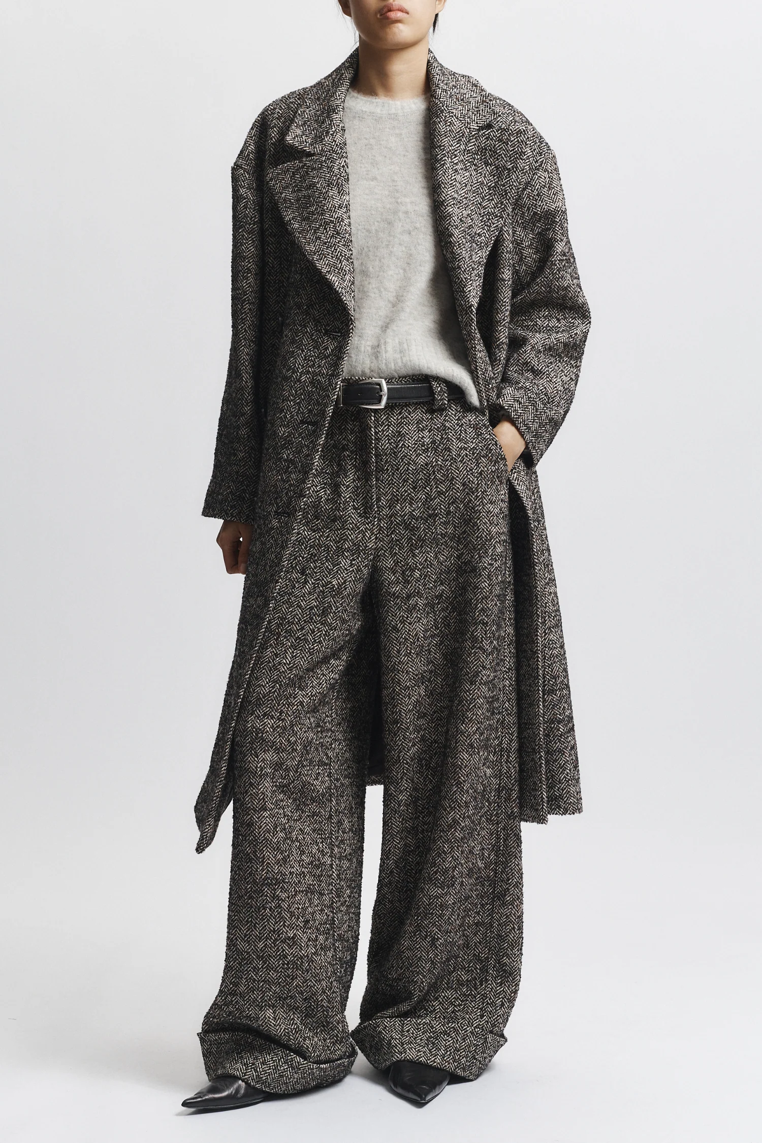 Dayana Overcoat, Herringbone