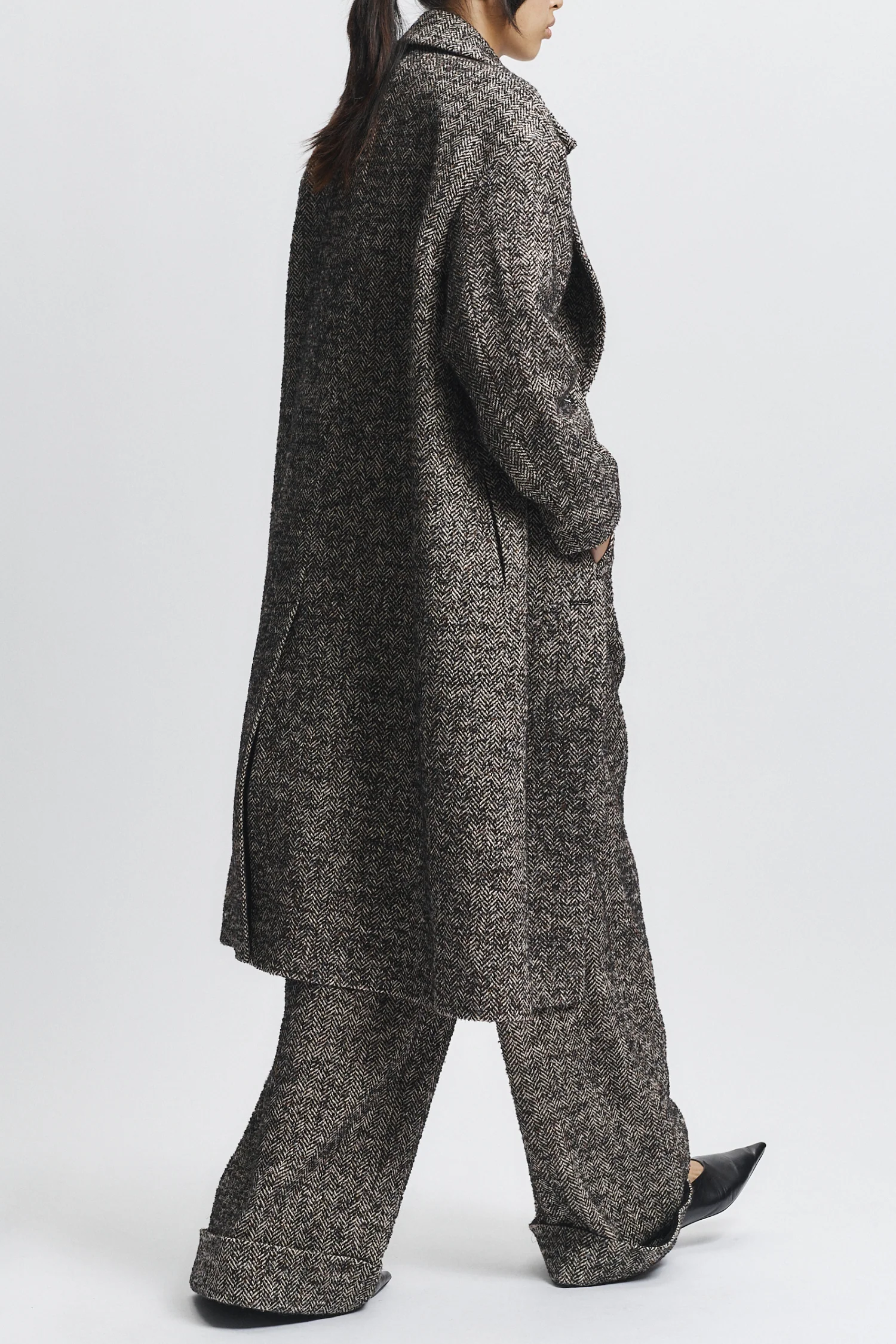 Dayana Overcoat, Herringbone 4 Dayana Overcoat, Herringbone