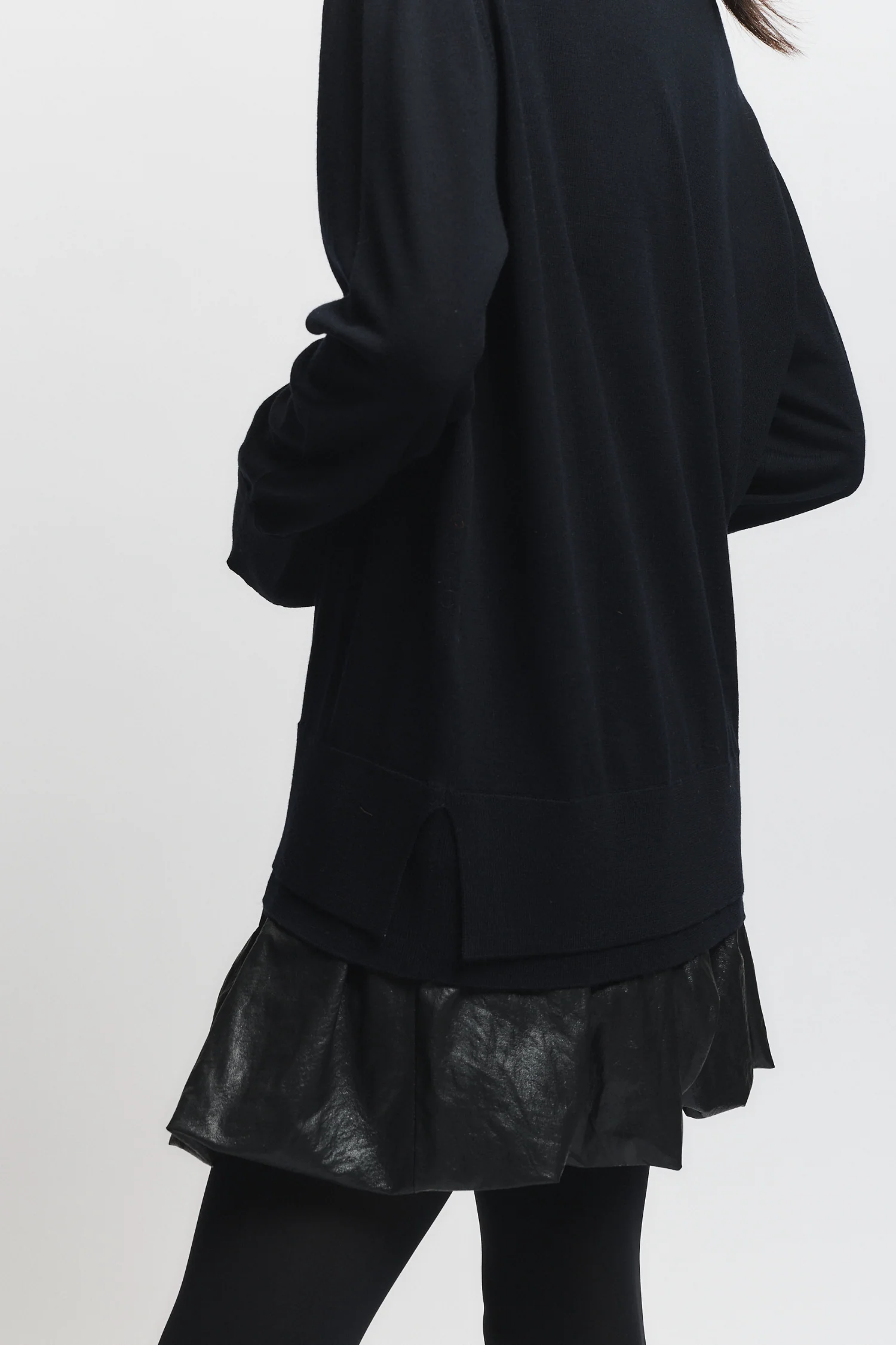 Dean Oversized Merino Wool Sweater, Black 3 Dean Oversized Merino Wool Sweater, Black