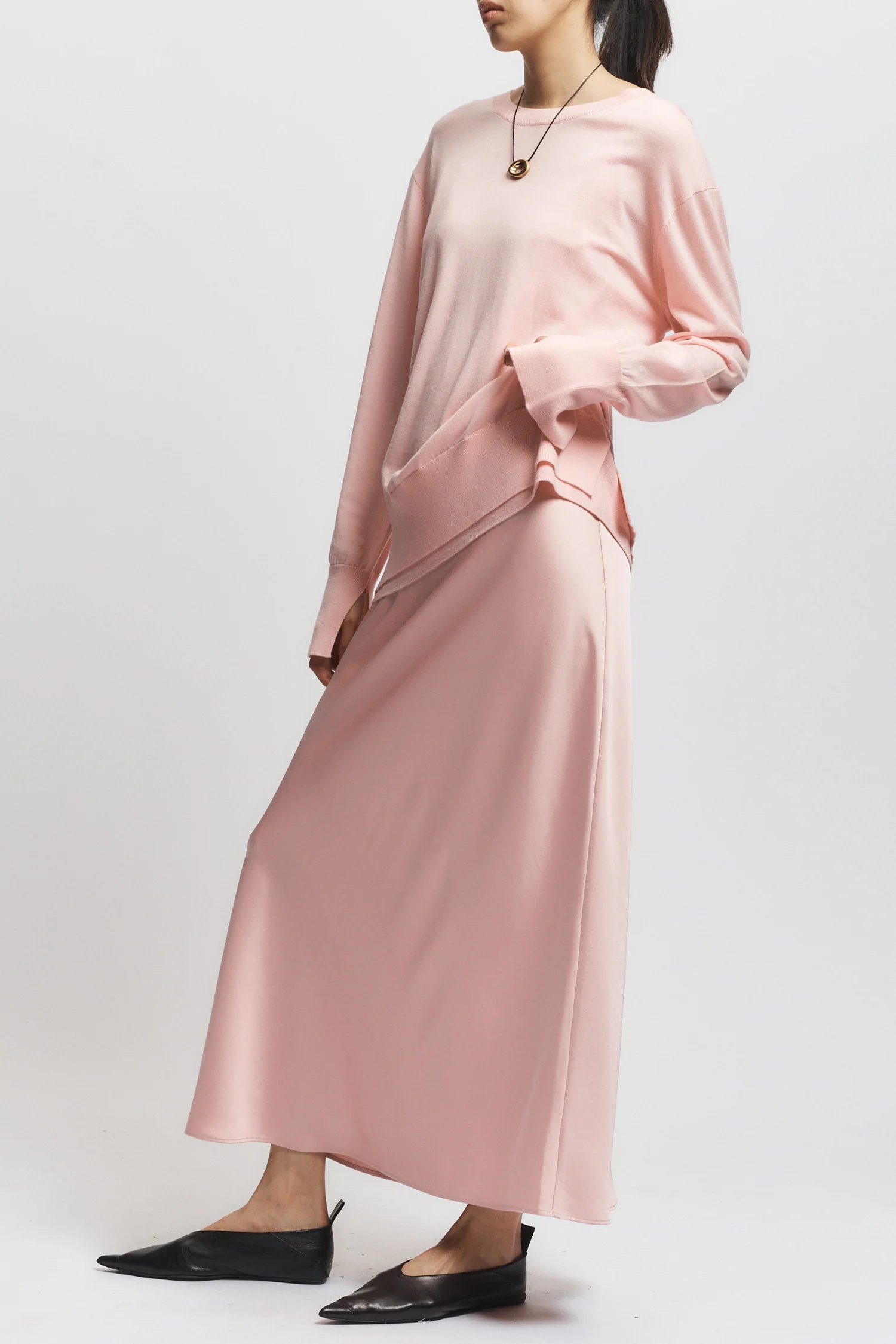 Dean Oversized Merino Wool Sweater, Petal 5 Dean Oversized Merino Wool Sweater, Petal