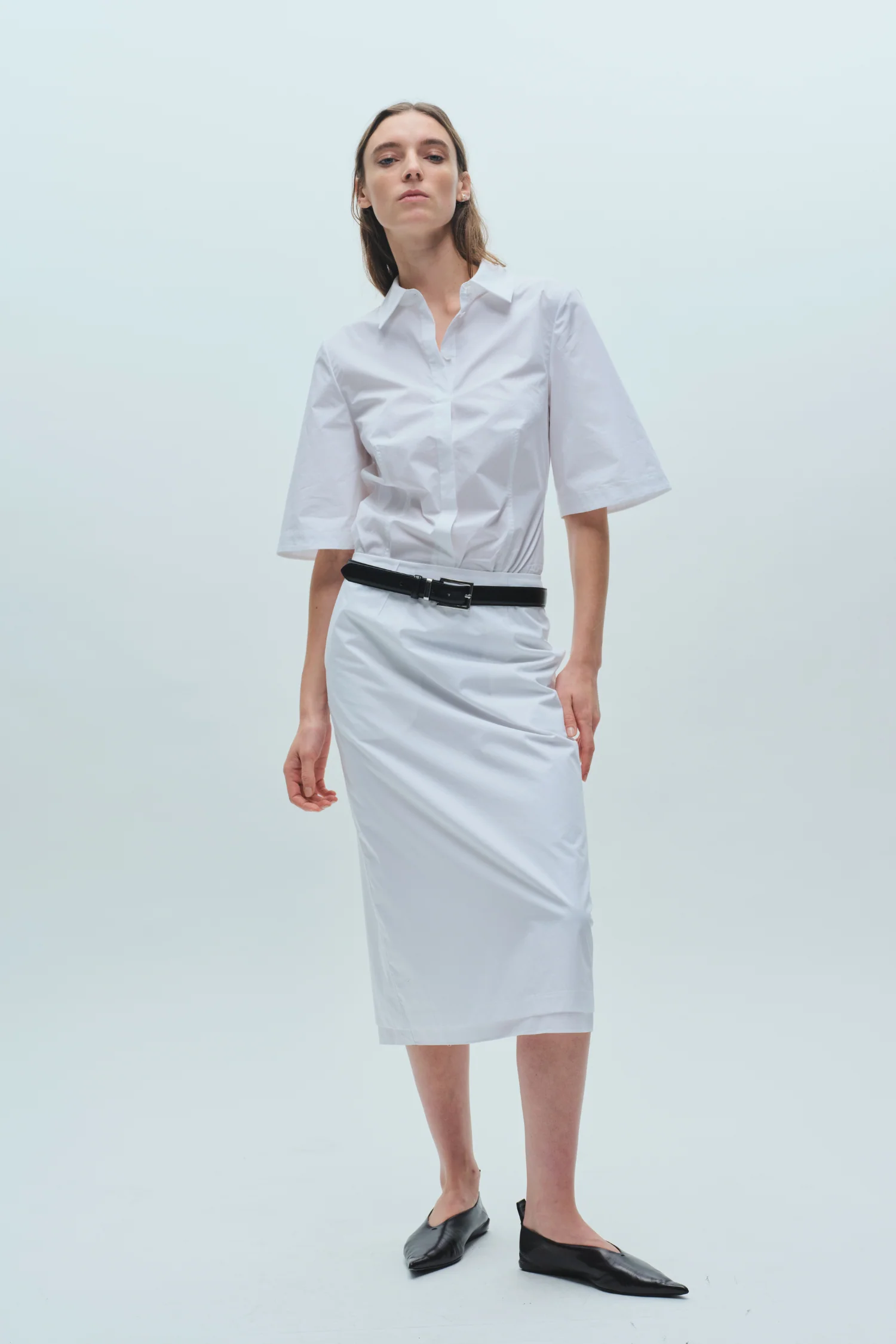 Dion Short Sleeve Buttondown, White 5 Dion Short Sleeve Buttondown, White