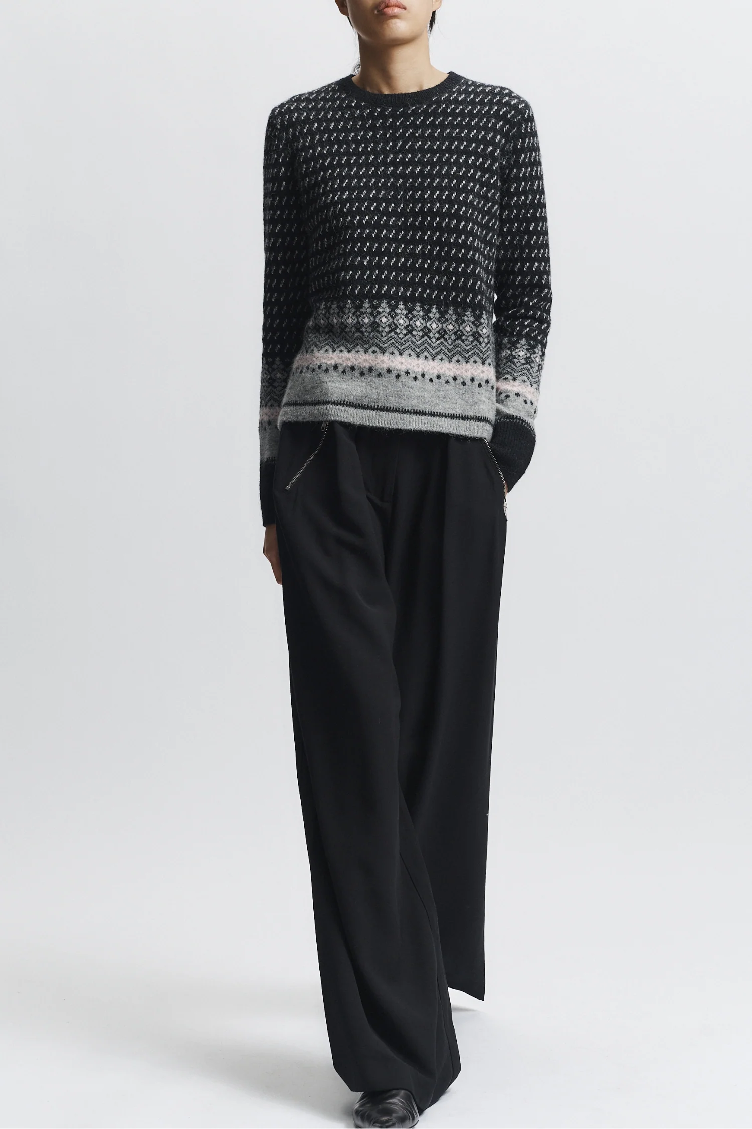 Eli Nordic Sweater, Black 3 Eli Nordic Sweater, Black