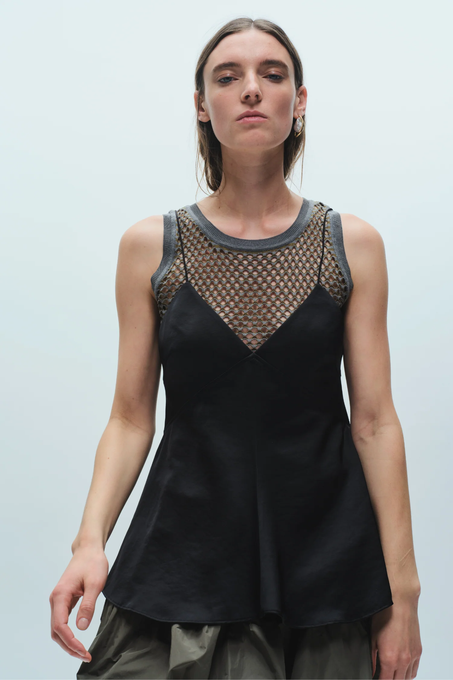 Elise Spaghetti Strap Cami, Black 4 Elise Spaghetti Strap Cami, Black