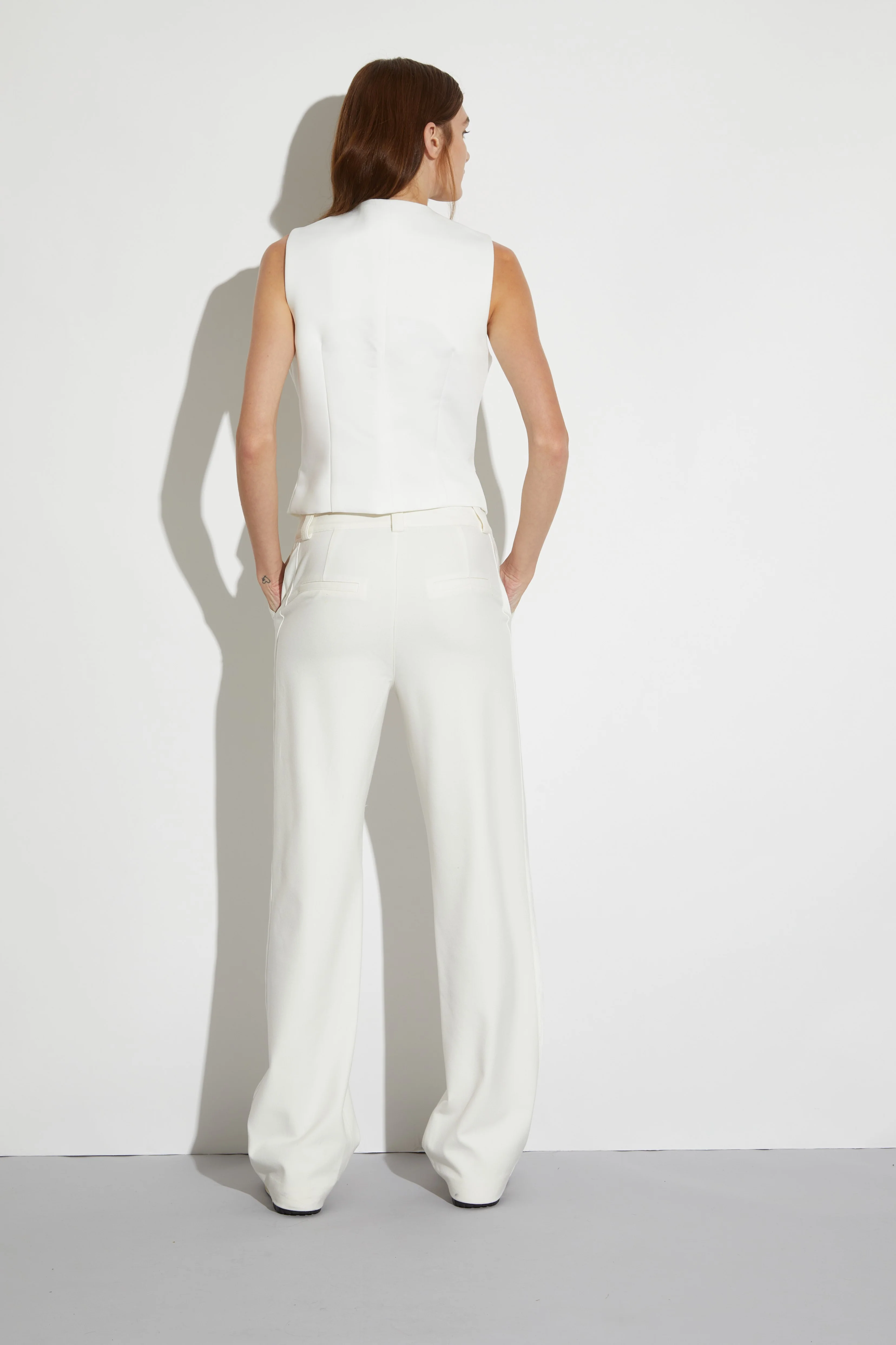 Isla Waistcoat, White 4 Isla Waistcoat, White