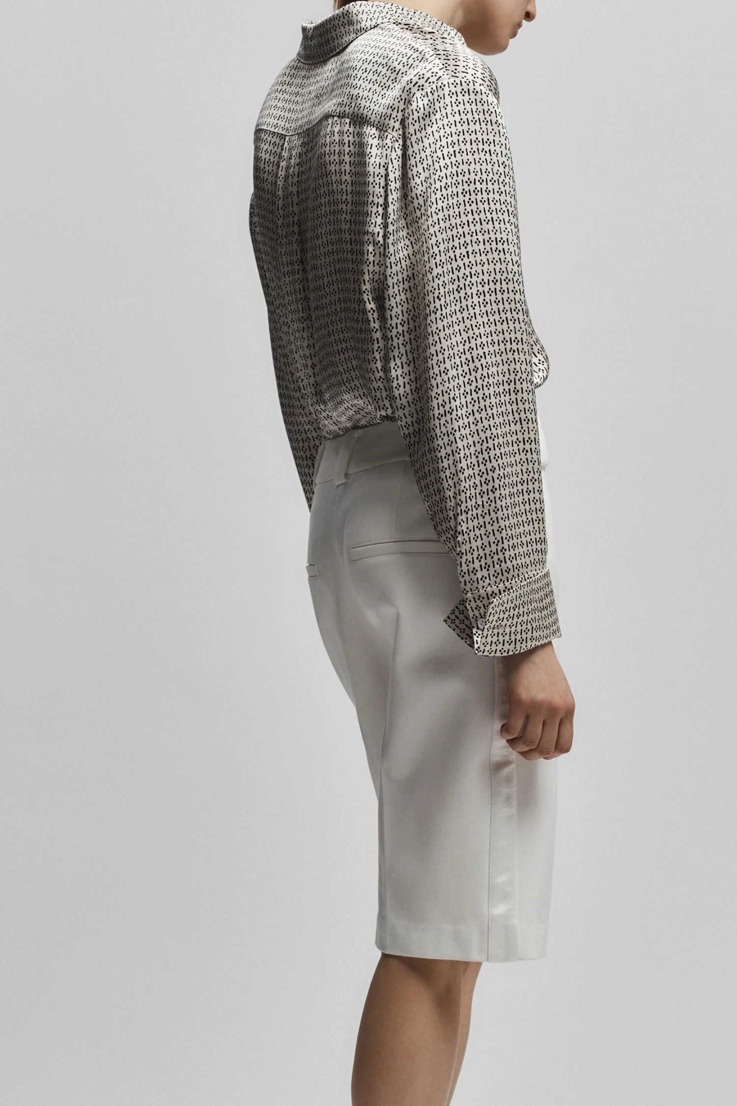 Esme Printed Blouse, Ivory 4 Esme Printed Blouse, Ivory