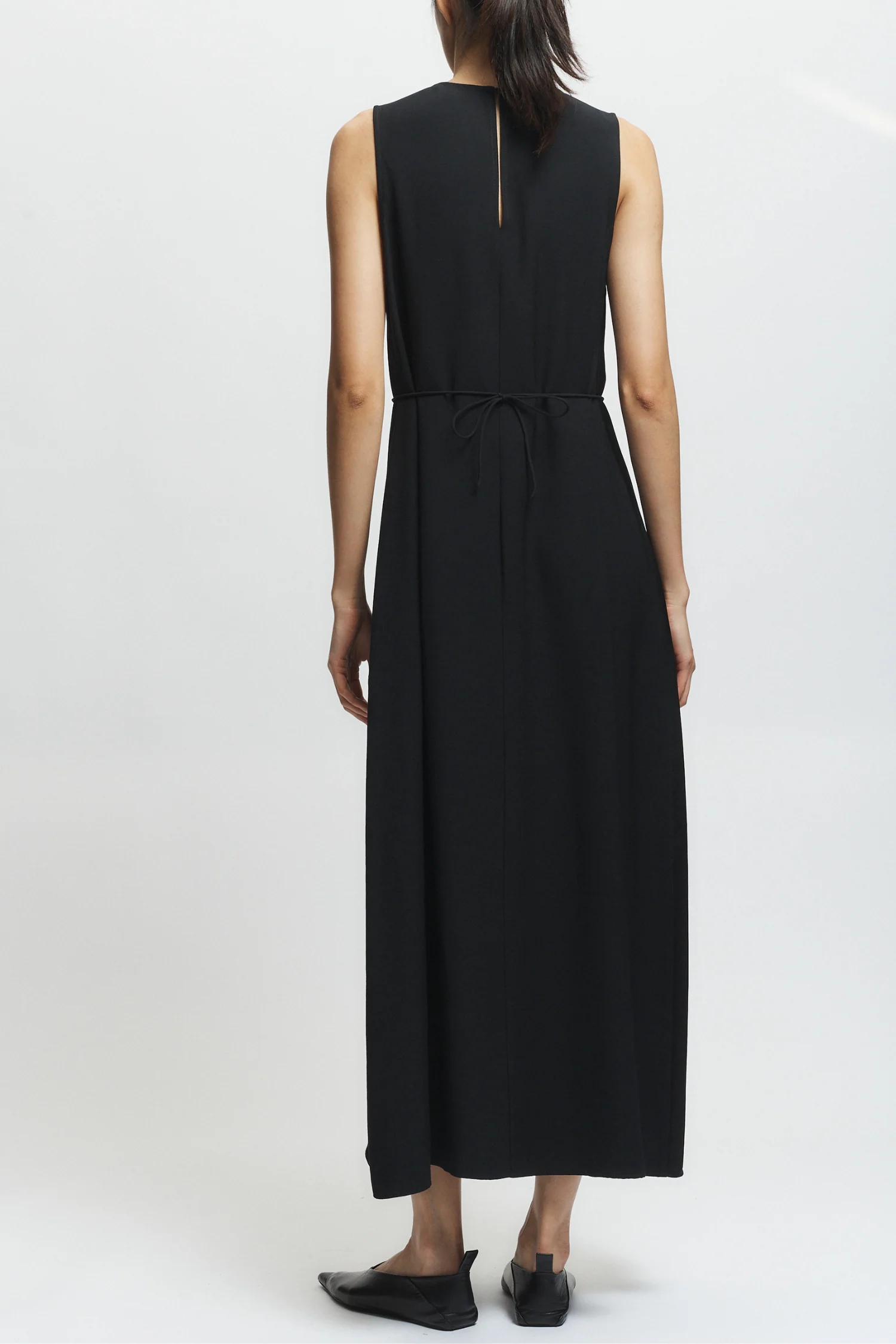 Grant Charmeuse Maxi Dress, Black