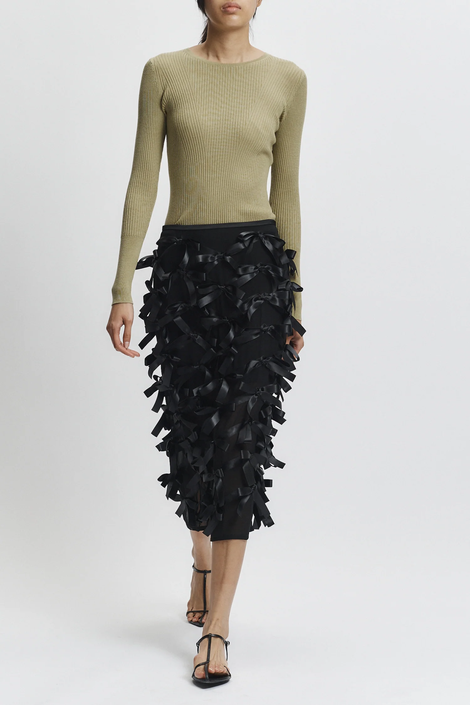 Gwen Bow Skirt, Black