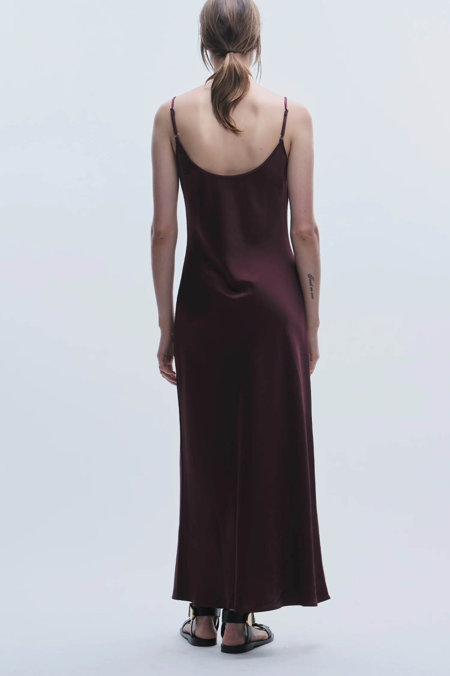 Haley Slip Dress, Grape