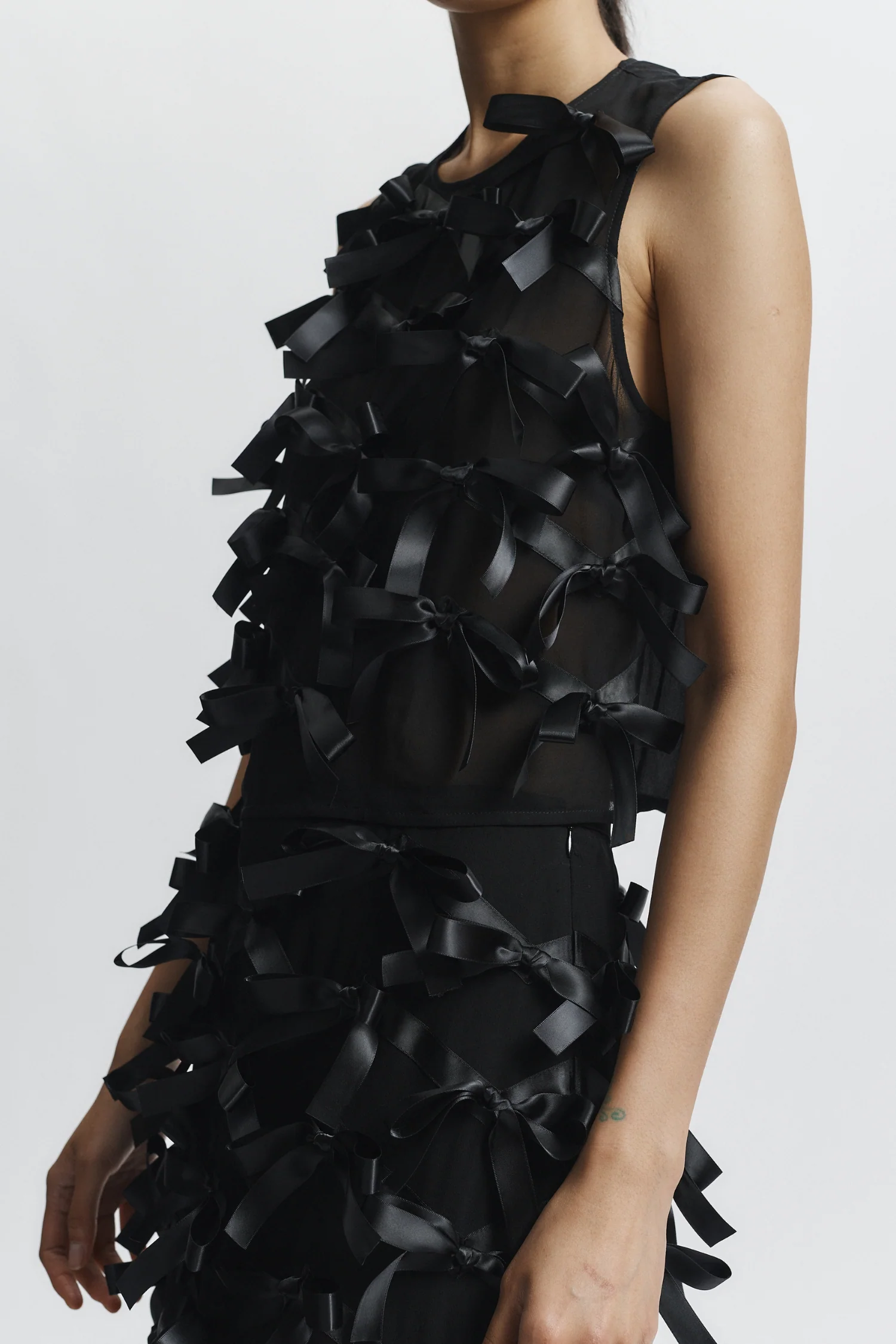 Harlee Bow Blouse, Black 4 Harlee Bow Blouse, Black