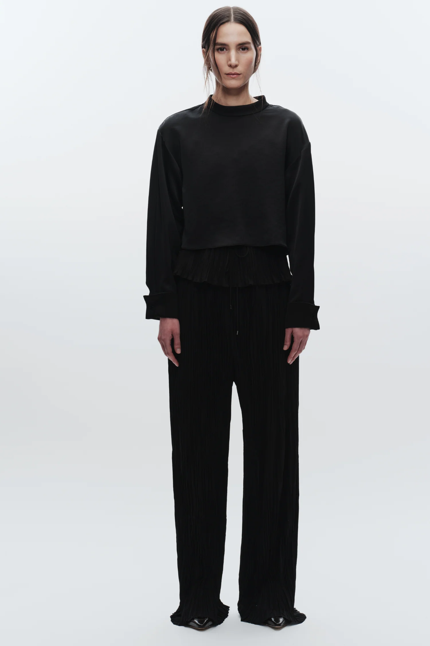 Hendrix Pleated Pant, Black 6 Hendrix Pleated Pant, Black