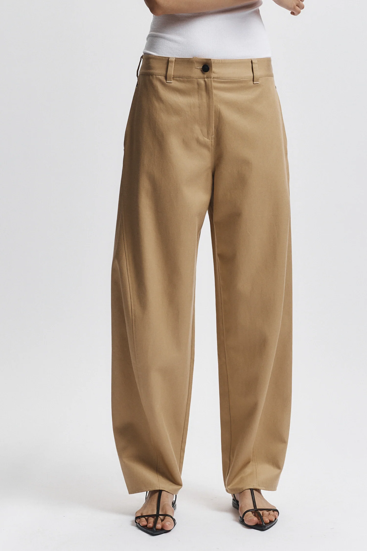 Cayden Barrel Trouser, Khaki 3 Cayden Barrel Trouser, Khaki