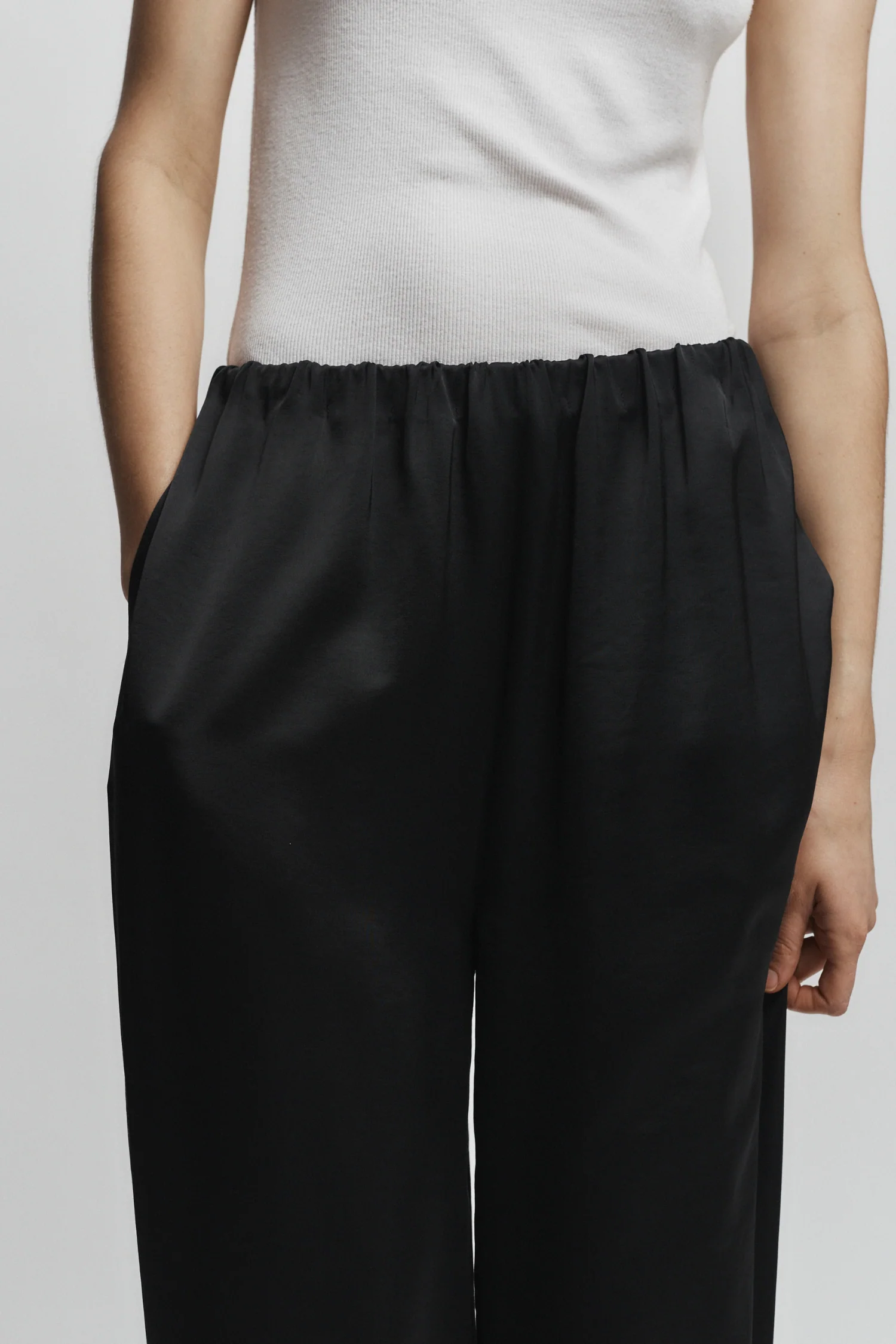 Paige Pull-On Pant, Black