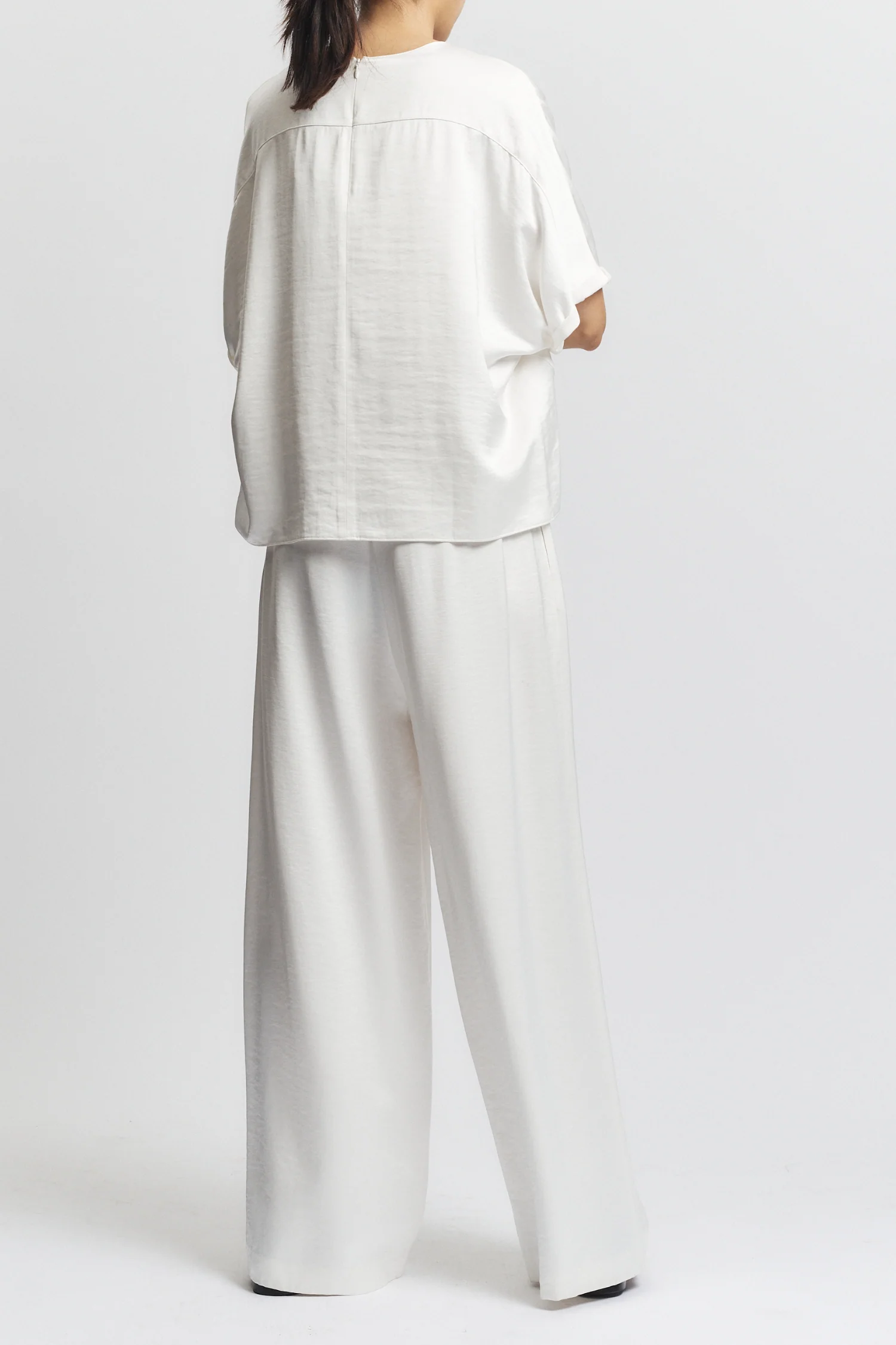Paige Pull-On Pant, White