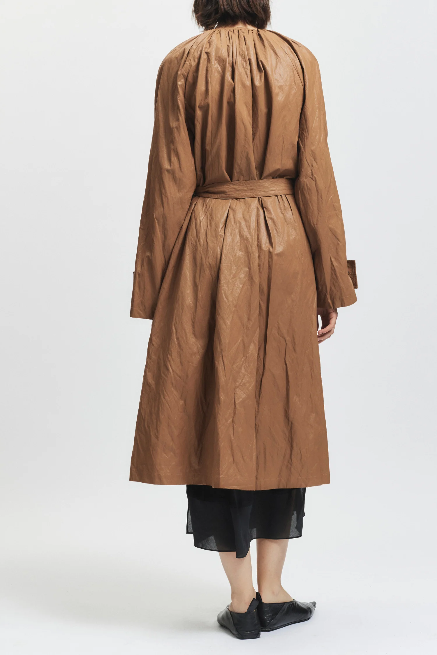 Lena Coated Jacket, Cognac