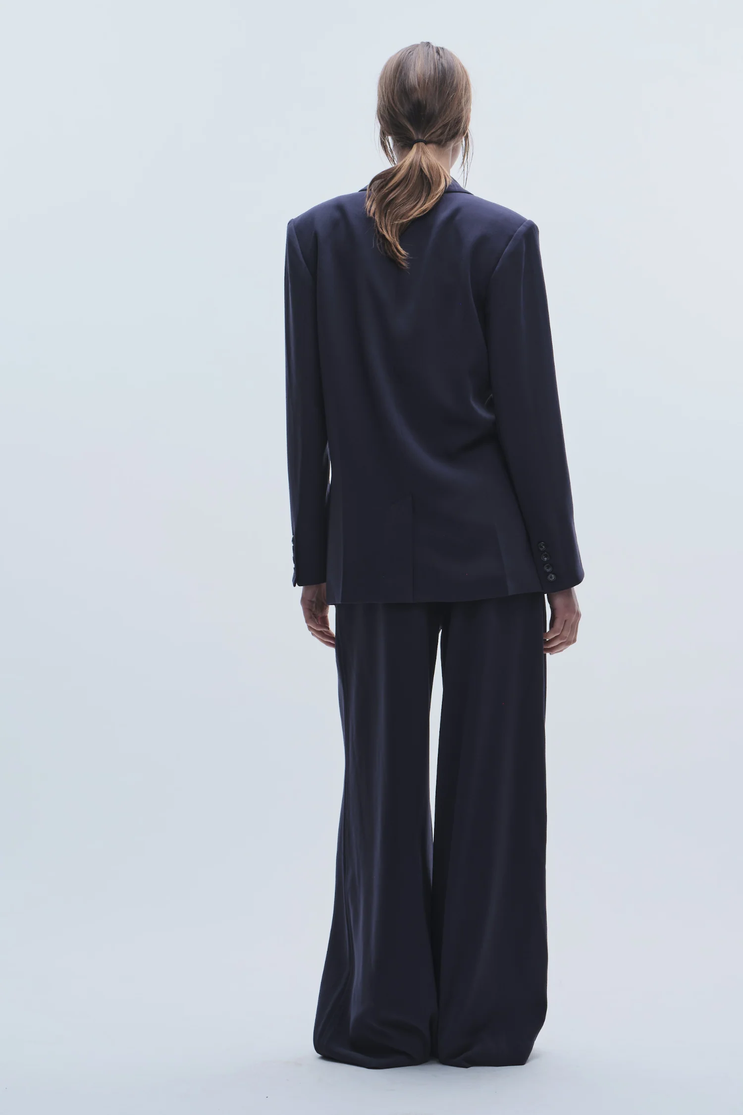 Lennox Everyday Blazer, Navy Crepe 3 Lennox Everyday Blazer, Navy Crepe