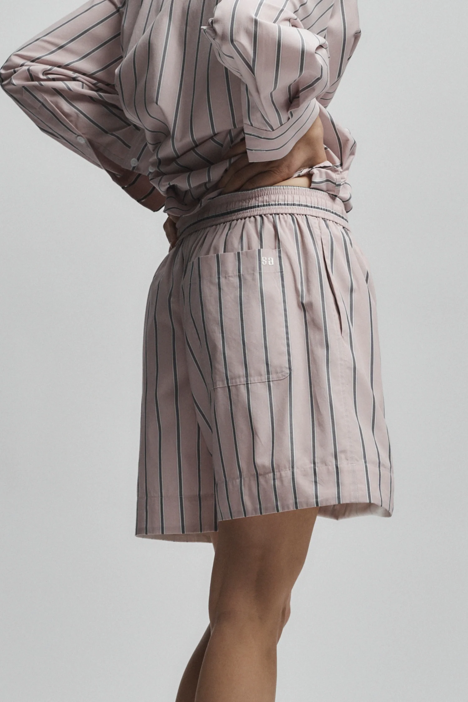 Lexie Short, Pink Stripe 3 Lexie Short, Pink Stripe