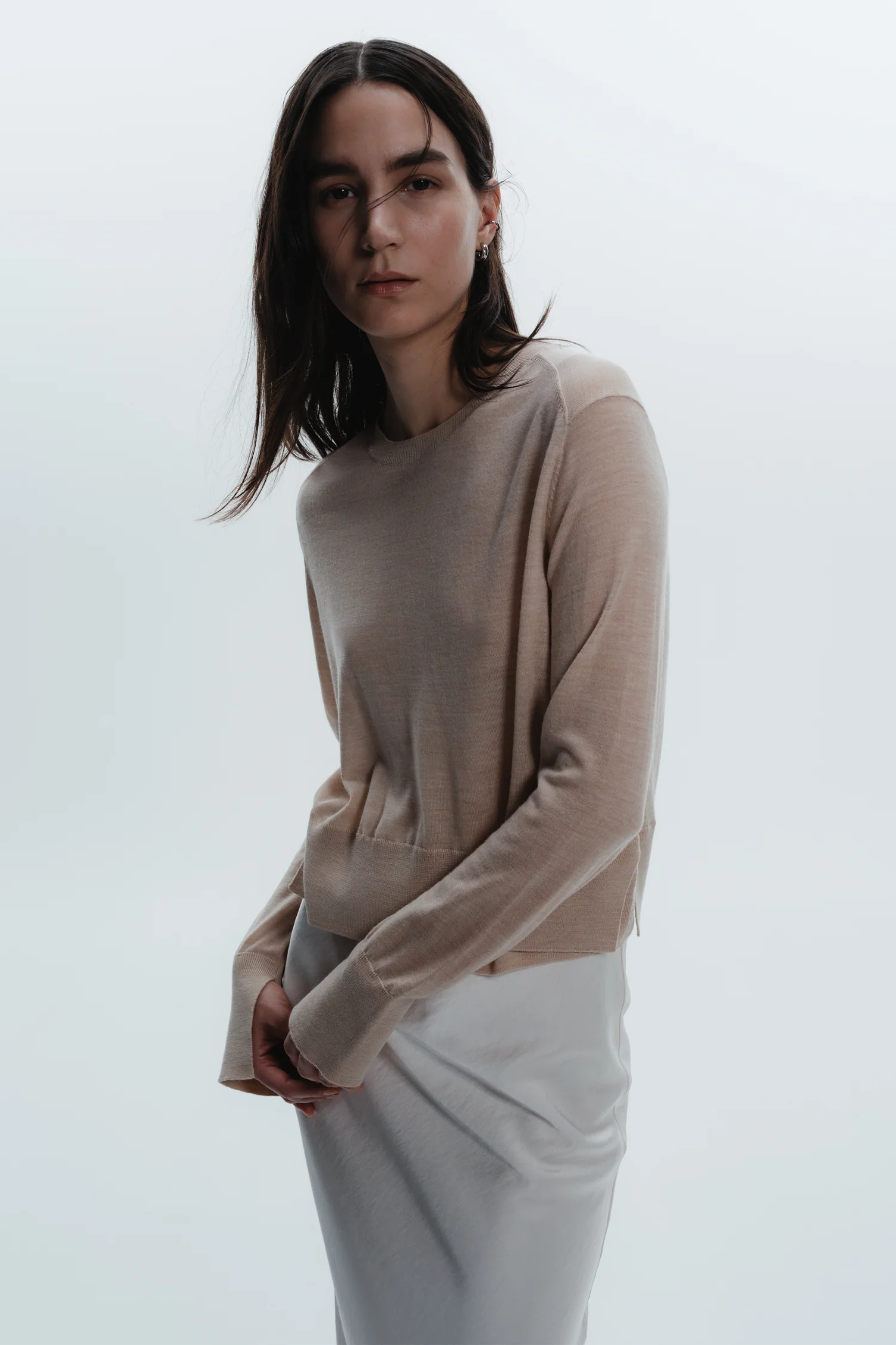 Talia Charmeuse Midi Skirt