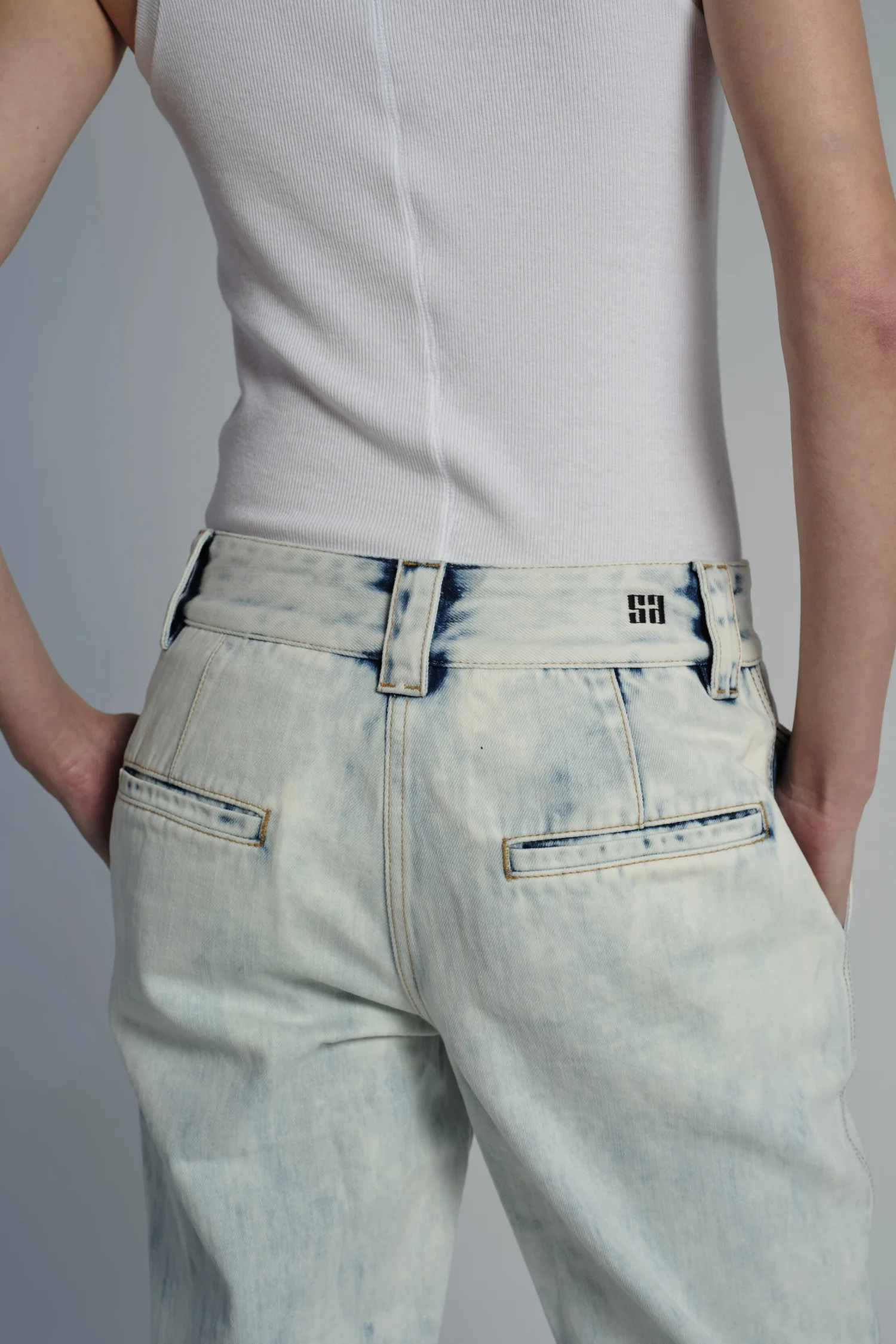 Nessa Denim Pant, Indigo Bleach 7 Nessa Denim Pant, Indigo Bleach