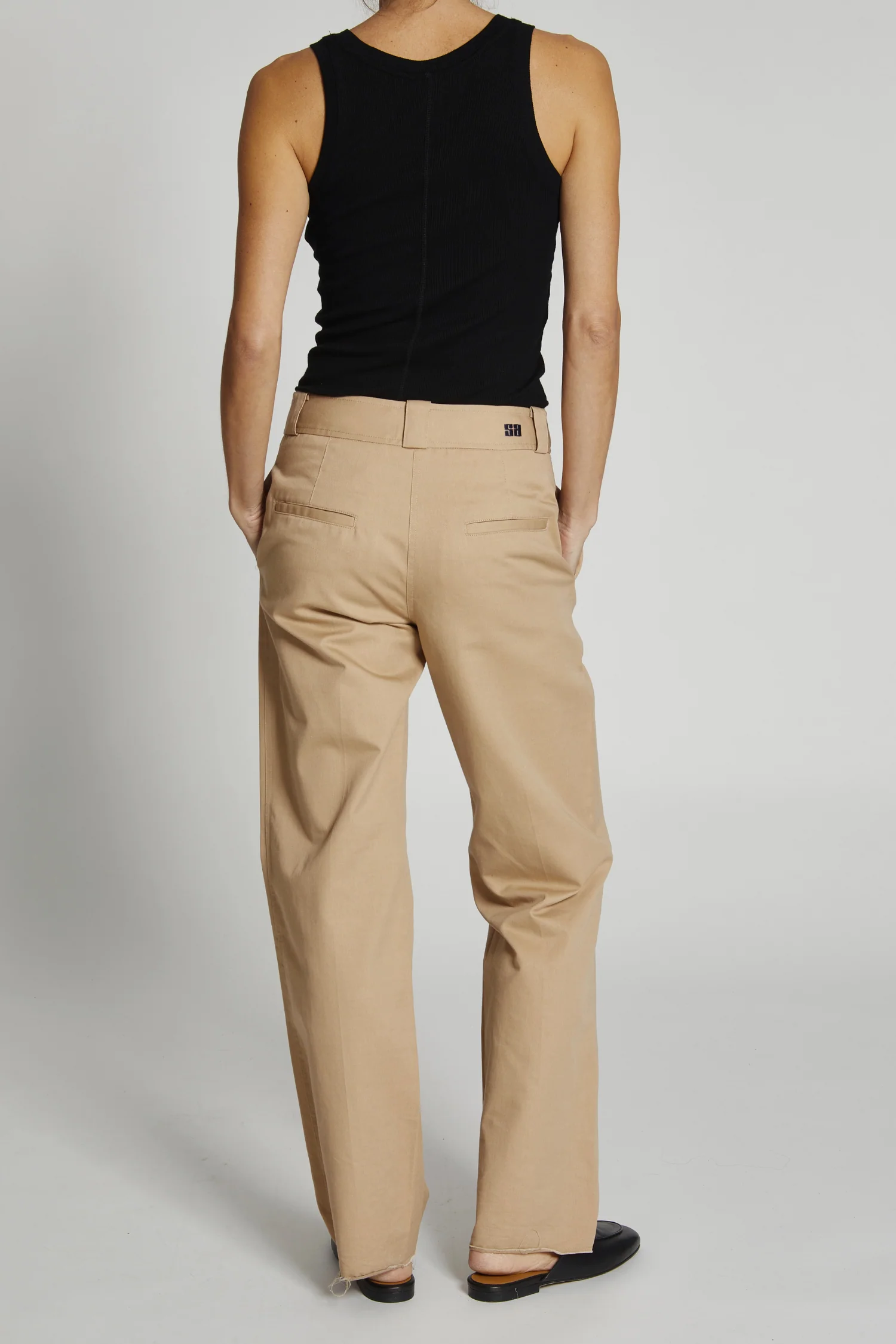 Nessa Mid-rise Straight Leg Pant, Khaki 8 Nessa Mid-rise Straight Leg Pant, Khaki
