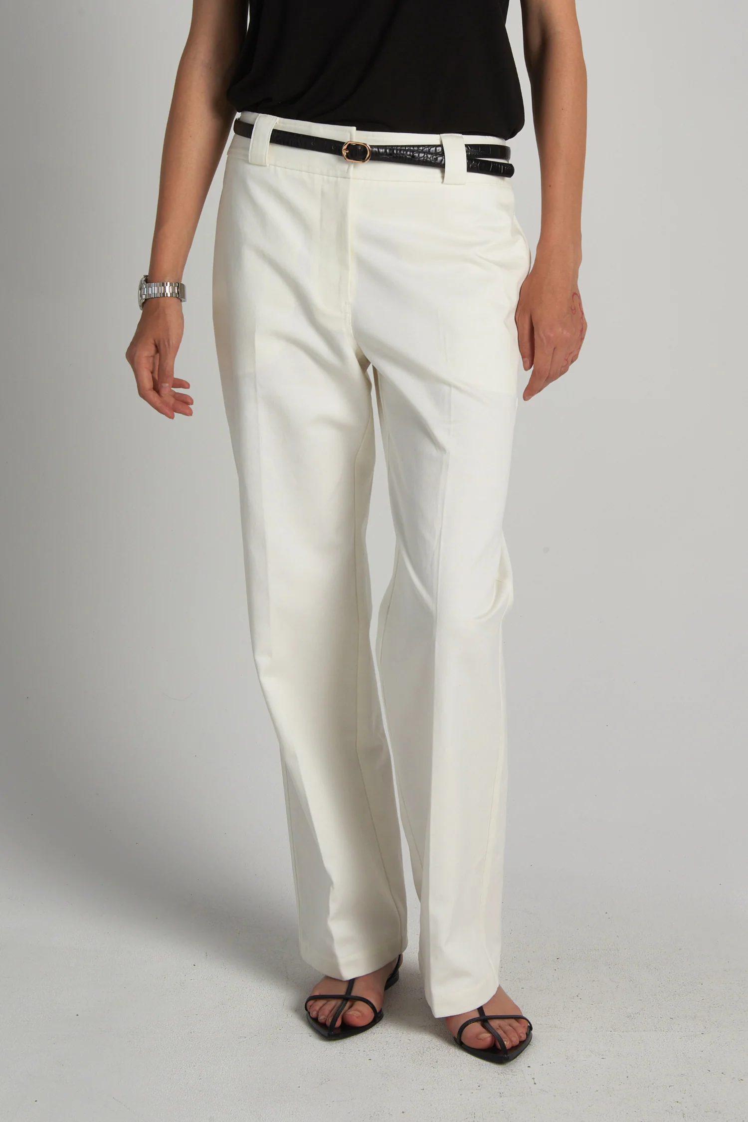 Nessa Mid-rise Straight Leg Pant, Salt 3 Nessa Mid-rise Straight Leg Pant, Salt