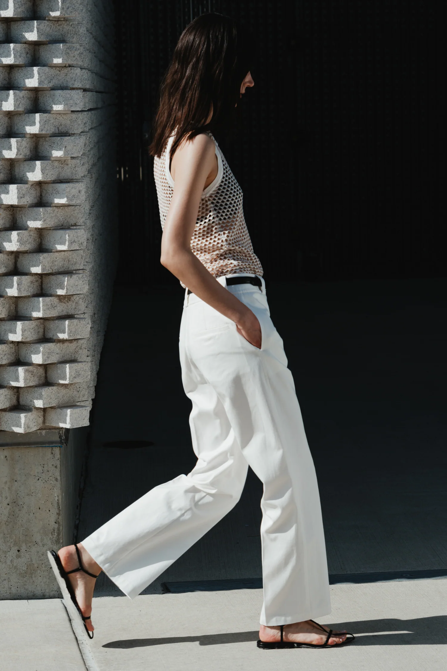 Nessa Mid-rise Straight Leg Pant, Salt 4 Nessa Mid-rise Straight Leg Pant, Salt