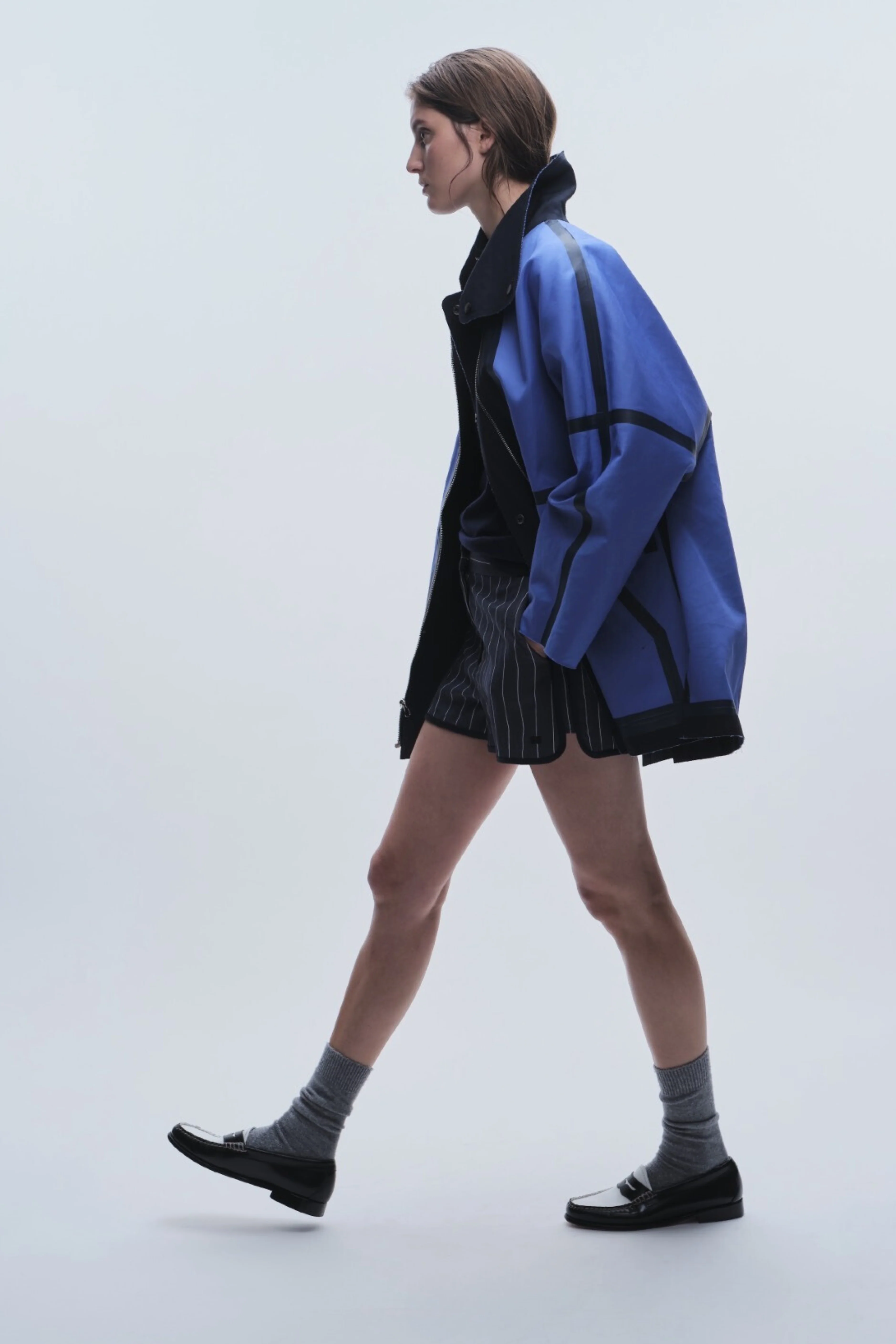 Noah Dolman Sail Jacket, Navy