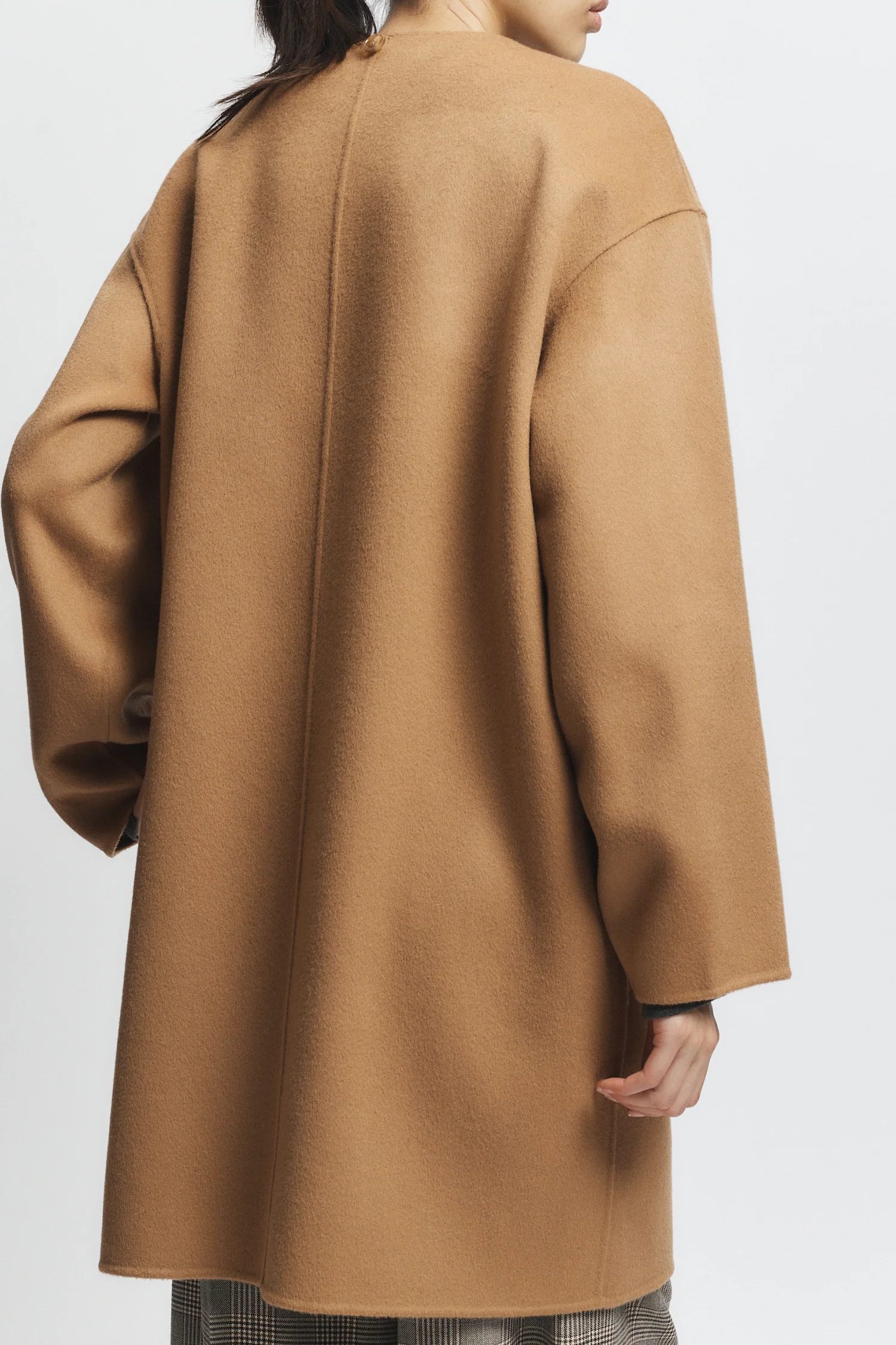 Orla Wool Scarf Coat, Camel 4 Orla Wool Scarf Coat, Camel