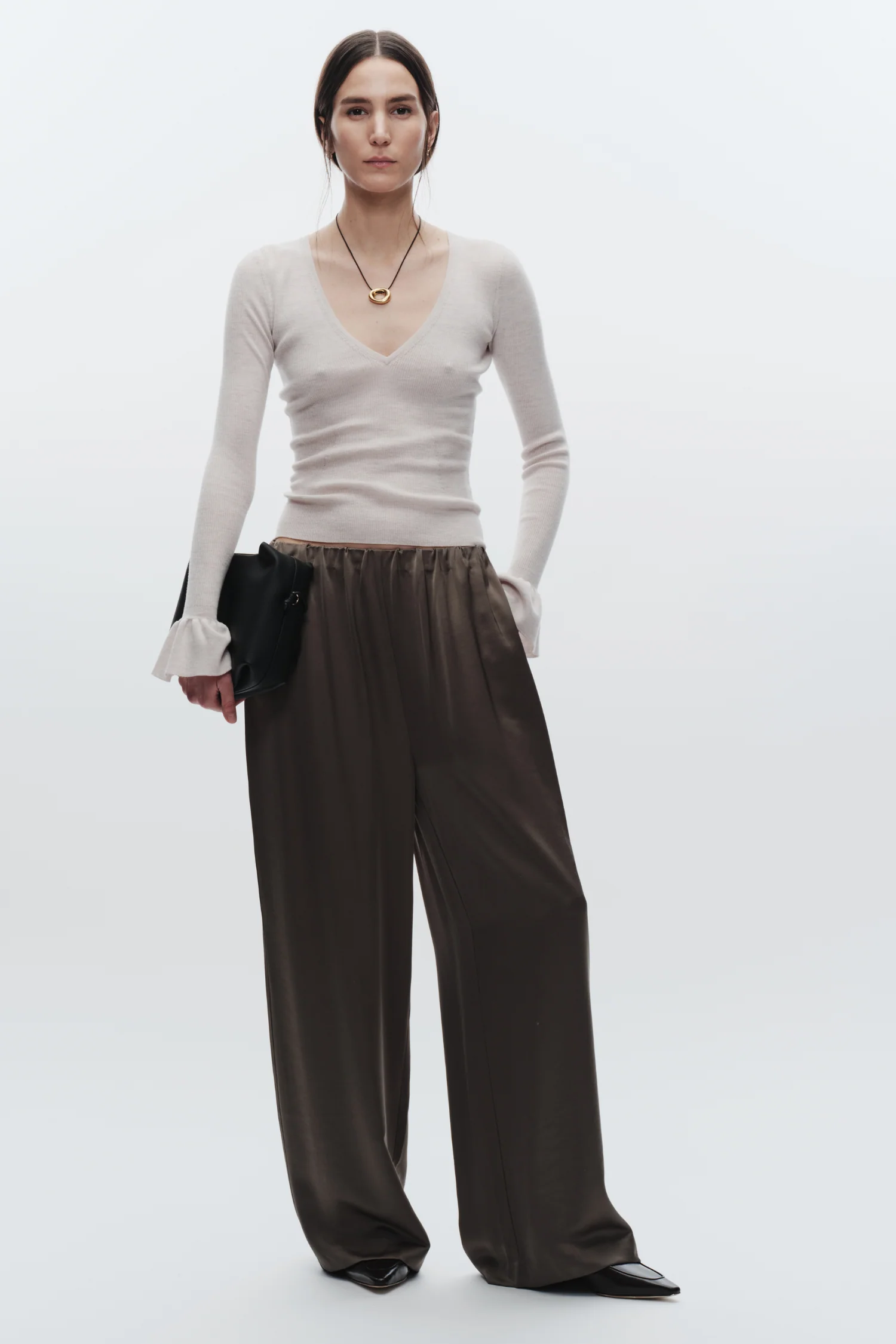 Paige Pull On Pant, Dusty Olive