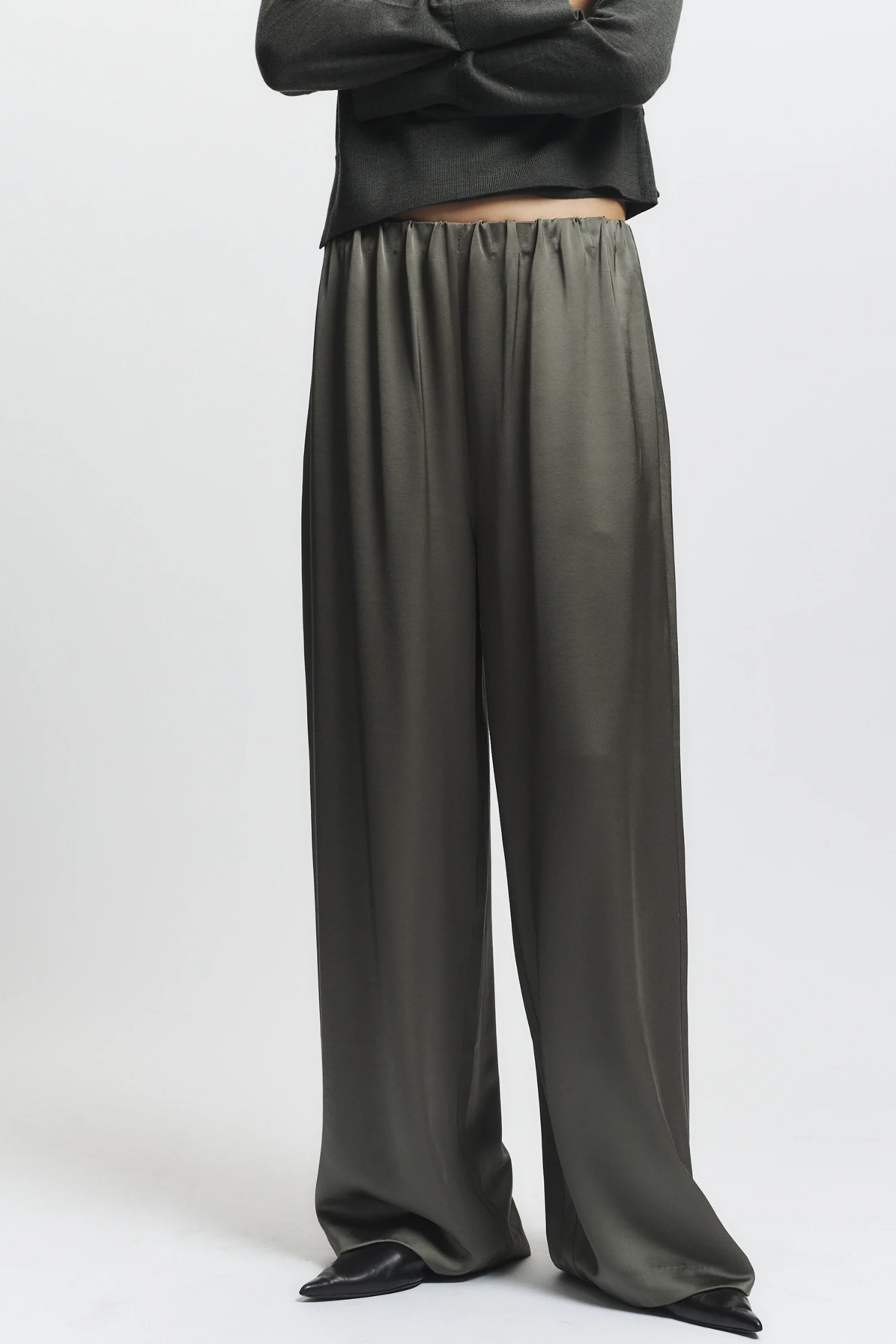 Paige Pull On Pant, Dusty Olive