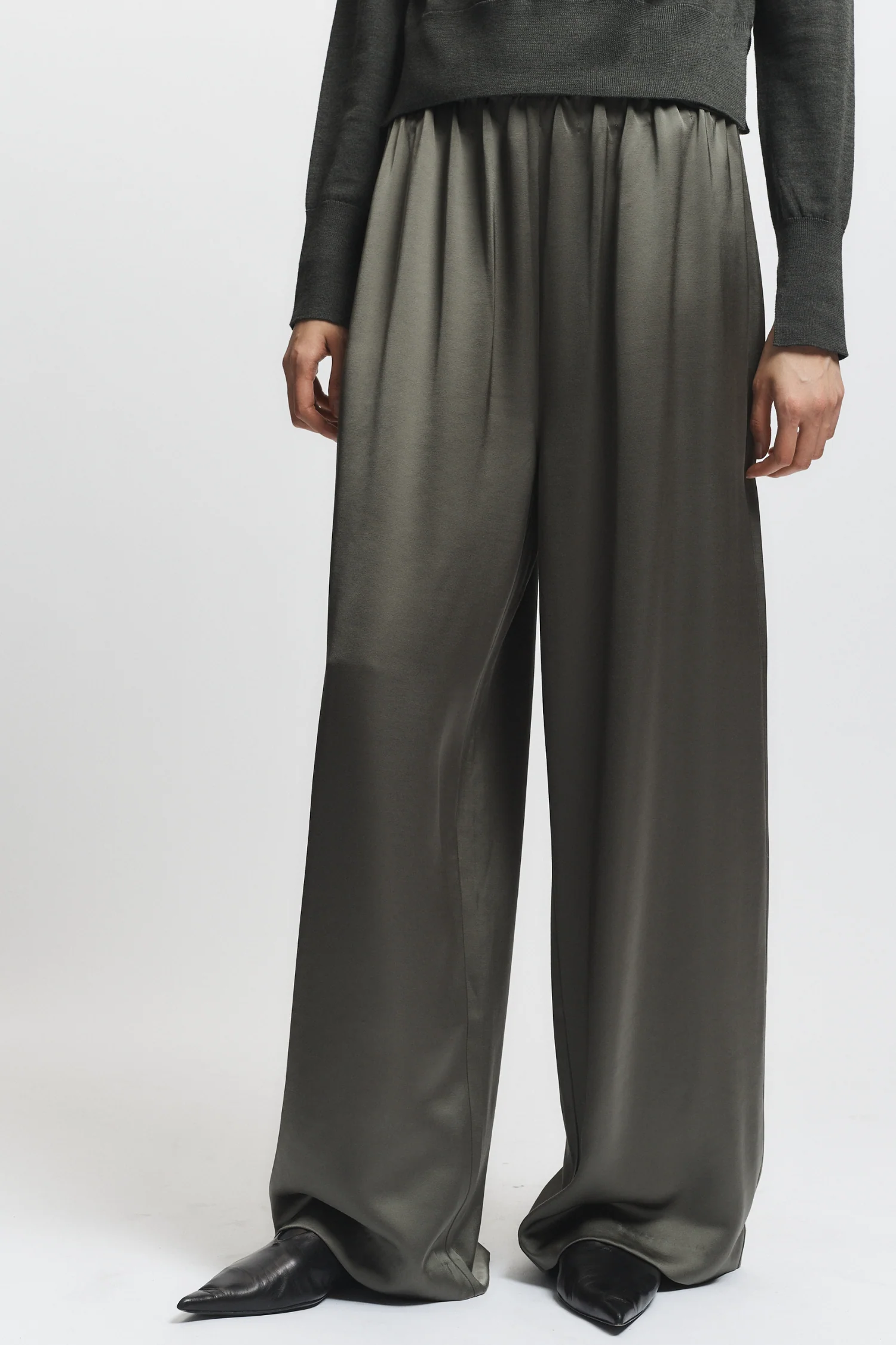 Paige Pull On Pant, Dusty Olive 5 Paige Pull On Pant, Dusty Olive