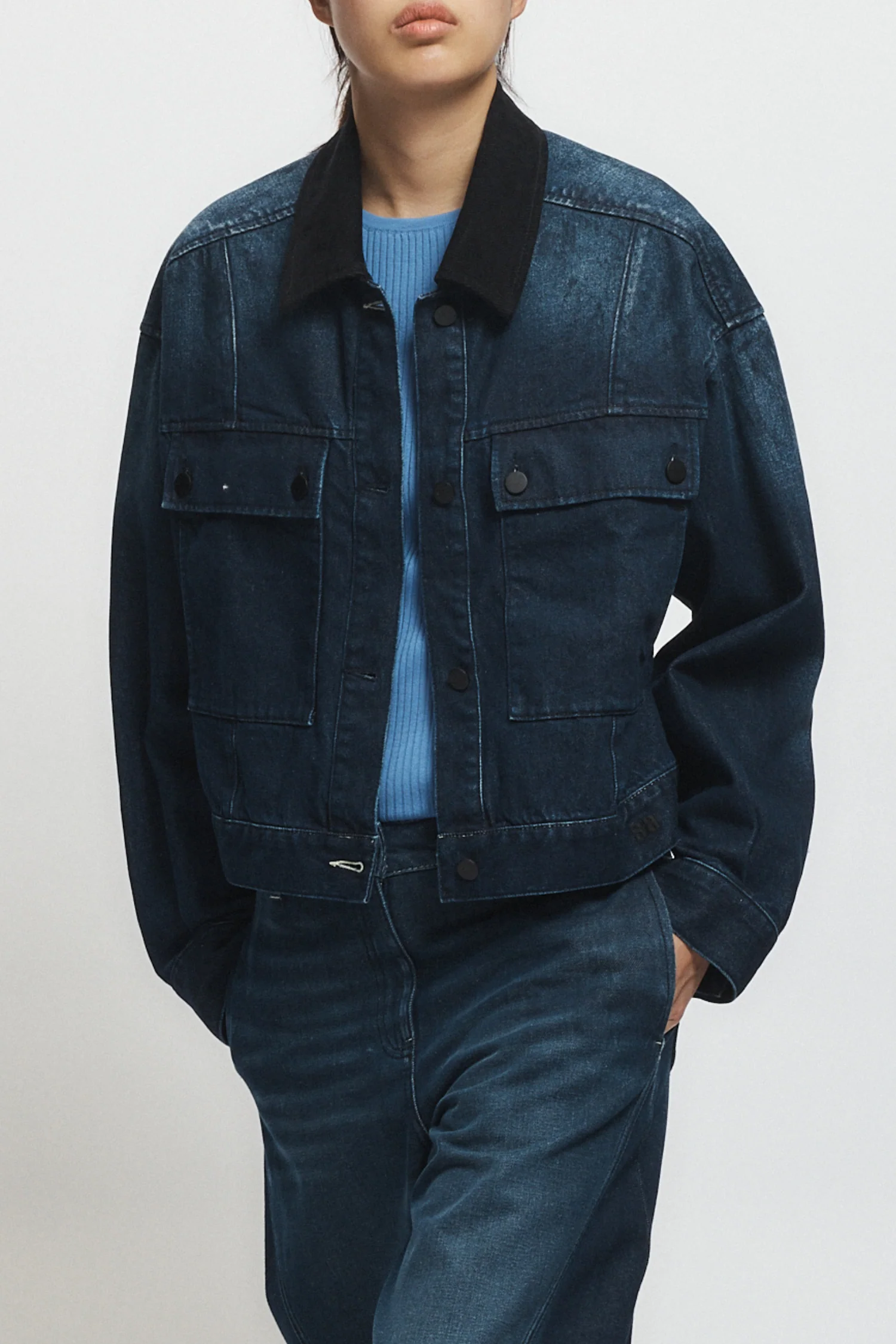 Presley Denim Jacket, Mechanic Wash 4 Presley Denim Jacket, Mechanic Wash