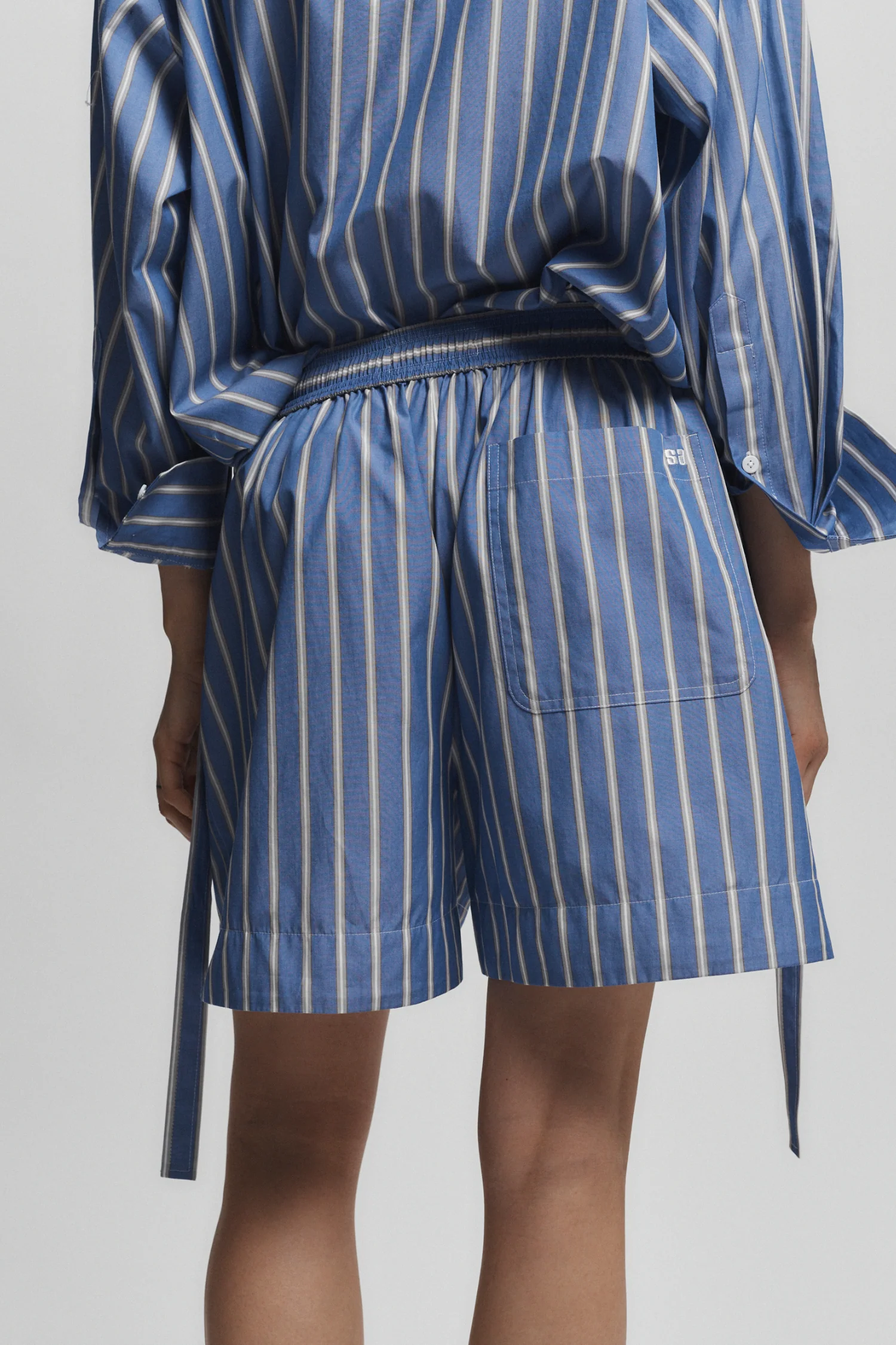 Lexie Short, Blue Stripe 3 Lexie Short, Blue Stripe