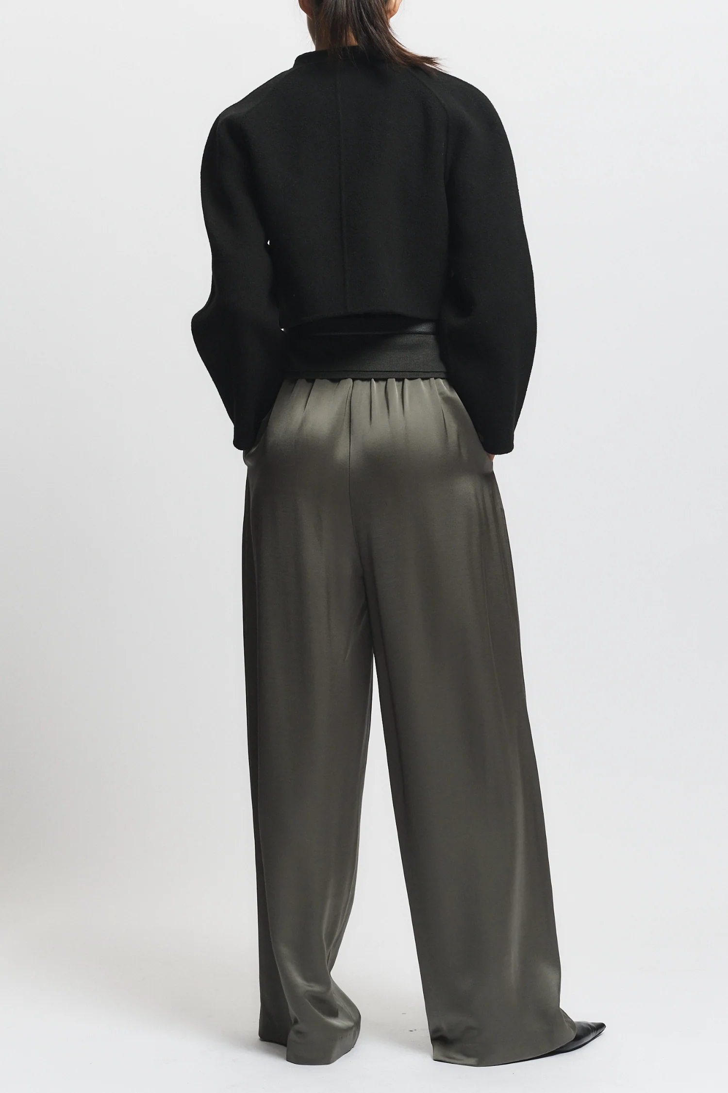 Ryatt Wool Jacket, Black