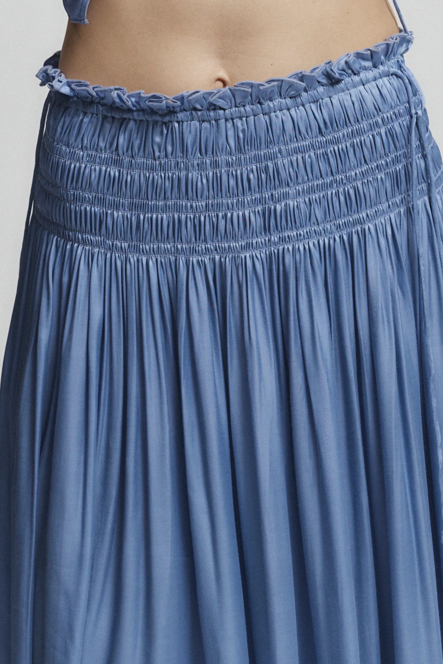 Ellie Ruched Skirt, Periwinkle 4 Ellie Ruched Skirt, Periwinkle