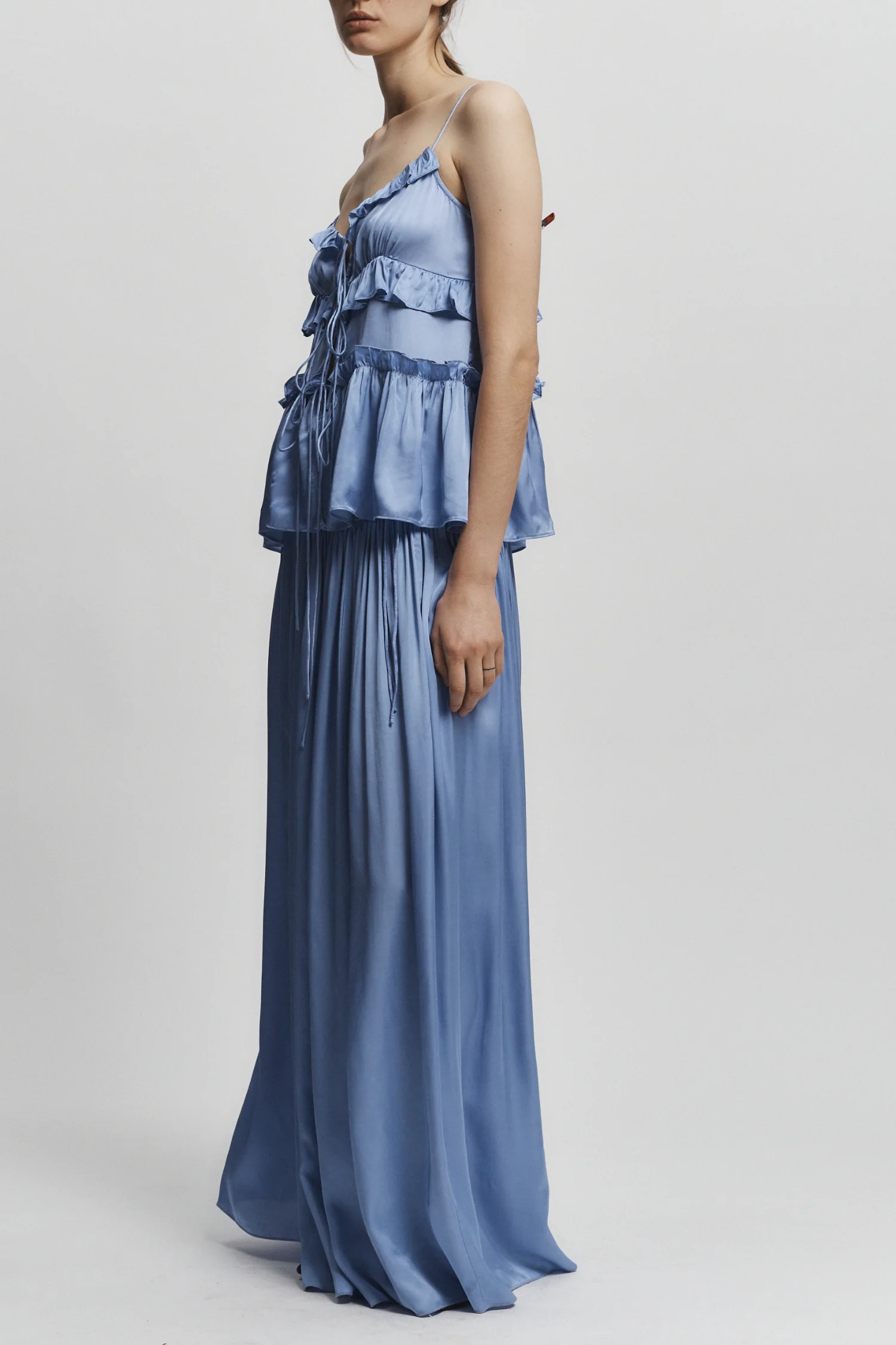 Ellie Ruched Skirt, Periwinkle 5 Ellie Ruched Skirt, Periwinkle