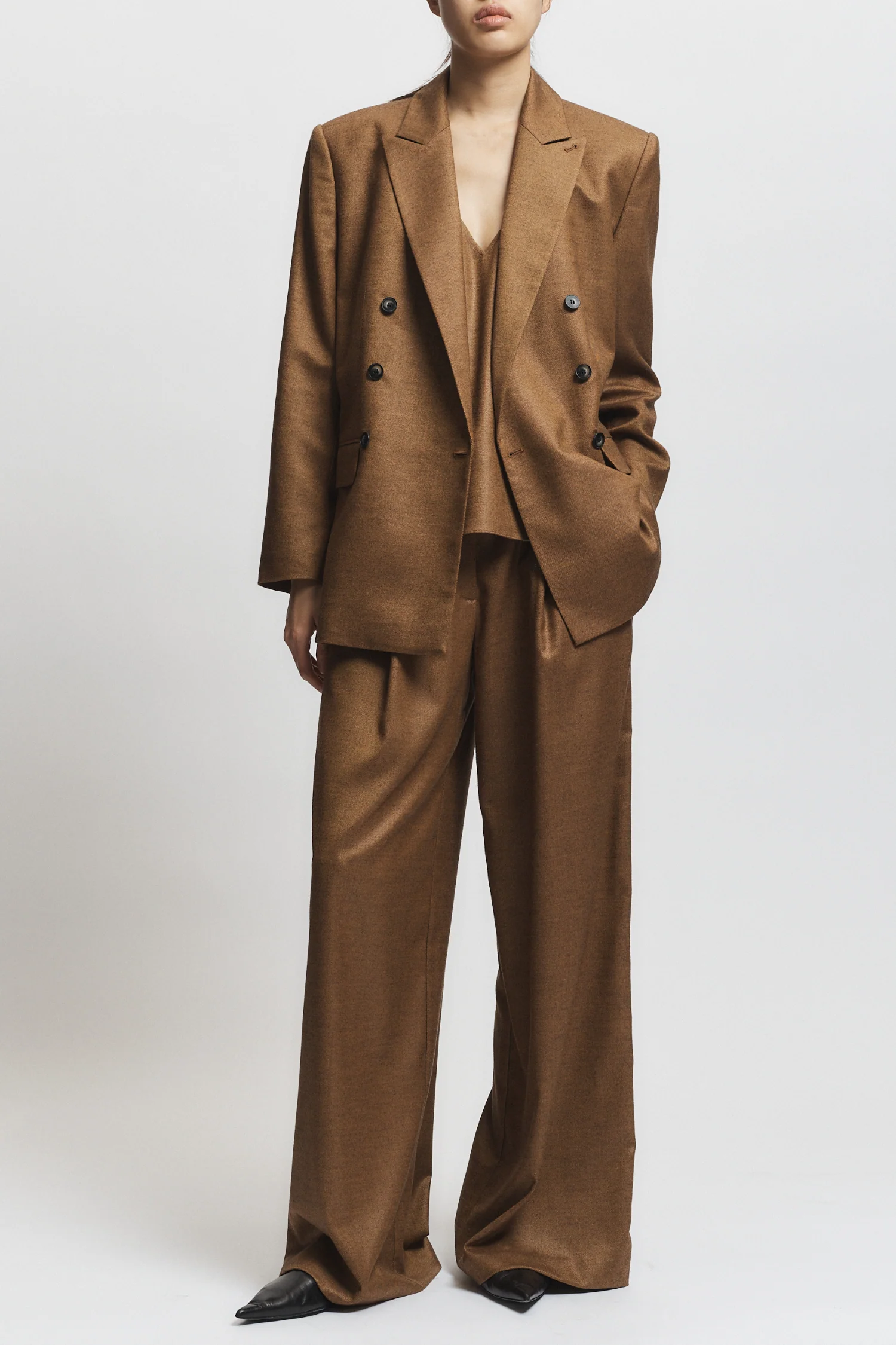 Sullivan Double-Breasted Blazer, Clove 5 Sullivan Double-Breasted Blazer, Clove