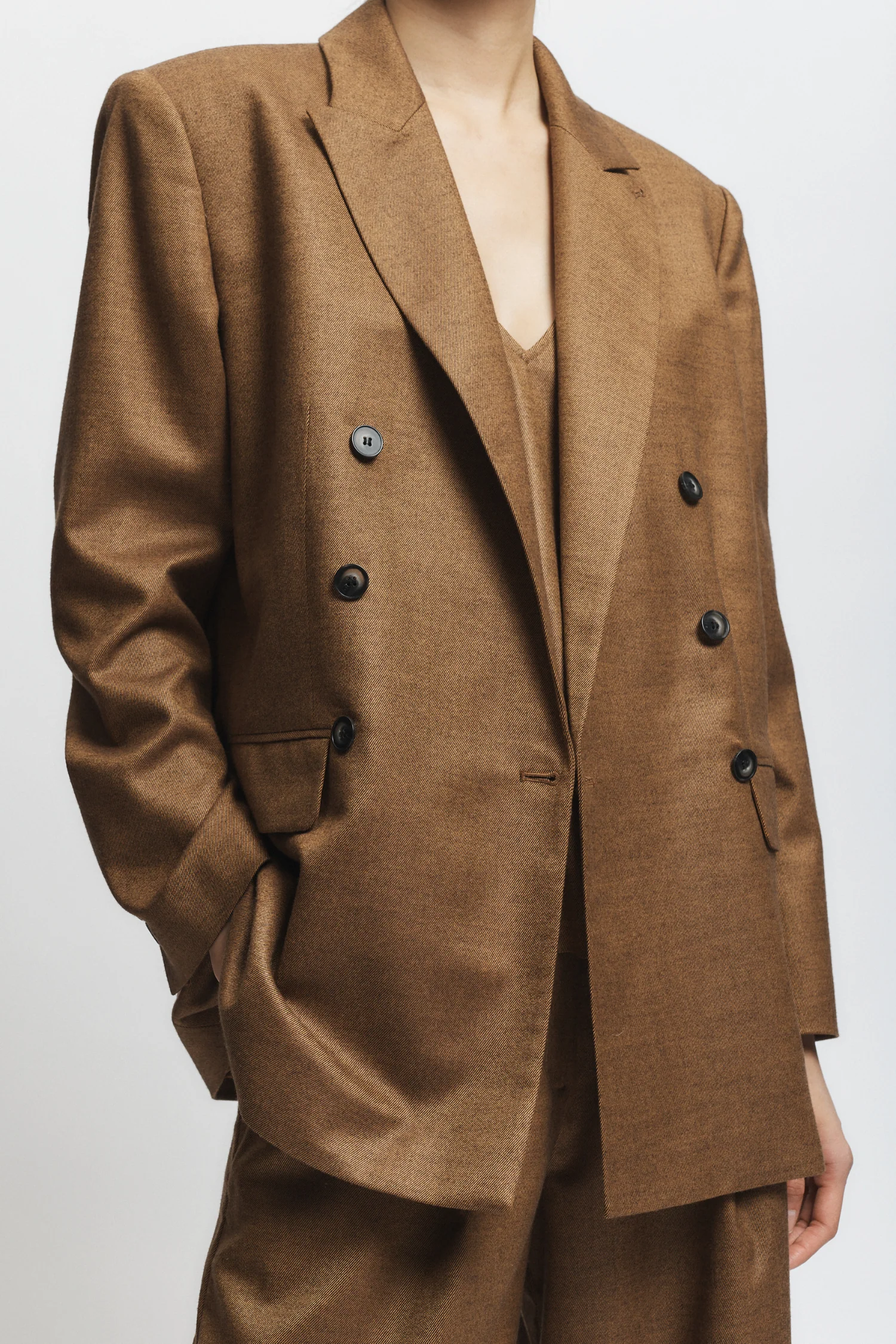 Sullivan Double-Breasted Blazer, Clove 6 Sullivan Double-Breasted Blazer, Clove