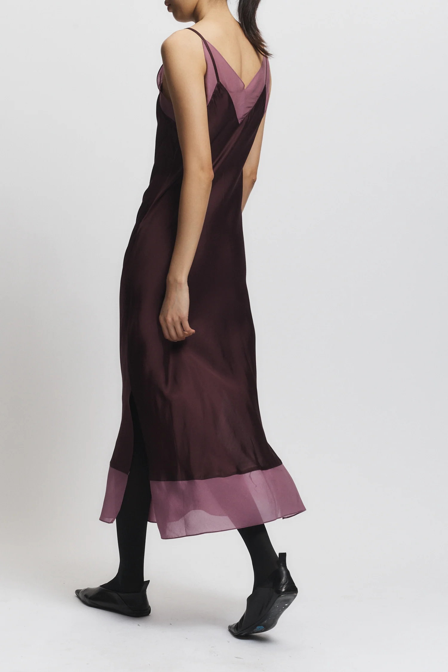 Vinza Slip Dress, Grape 4 Vinza Slip Dress, Grape