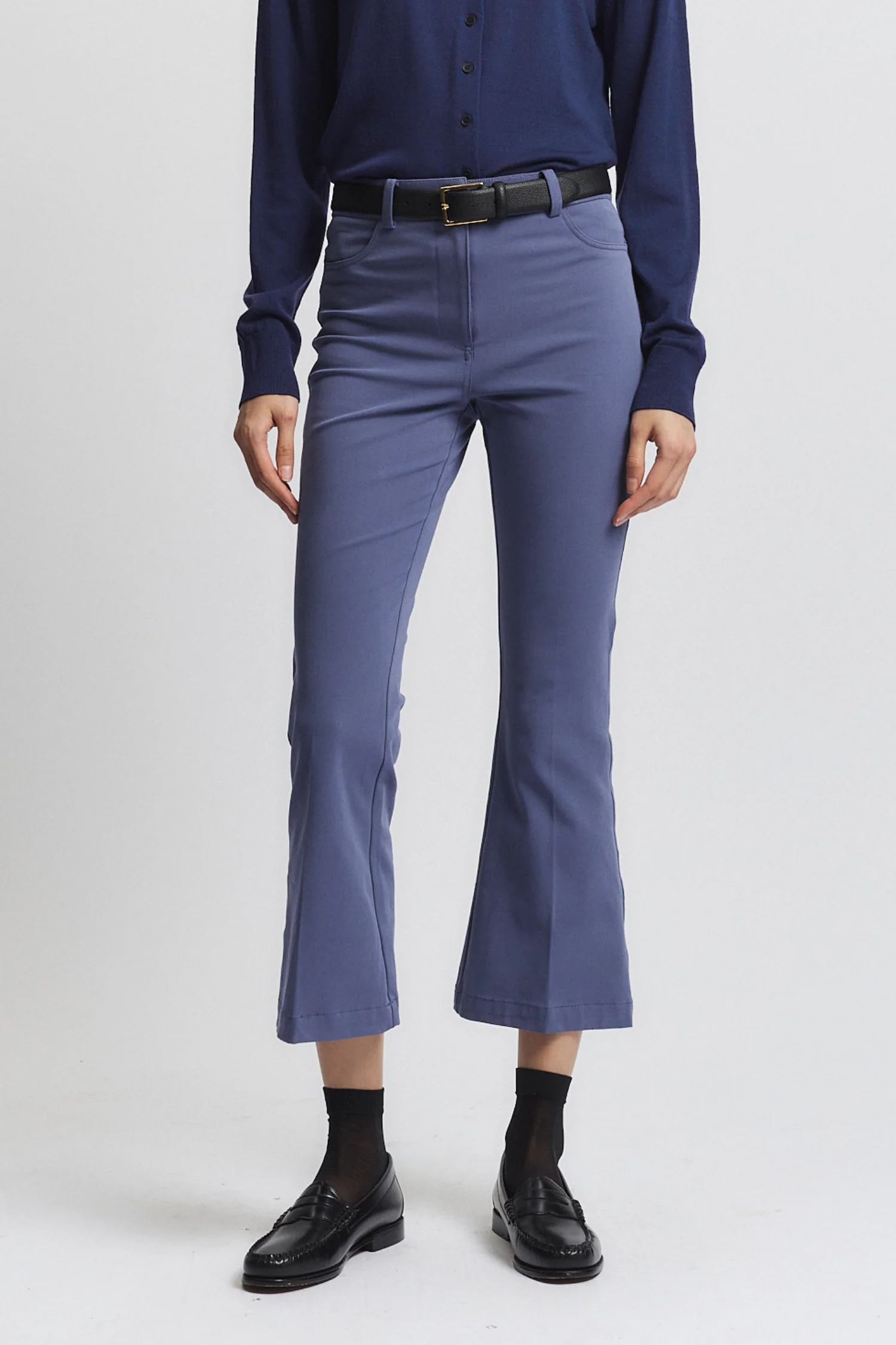 Ashley Buttondown Sweater, Midnight 4 Ashley Buttondown Sweater, Midnight