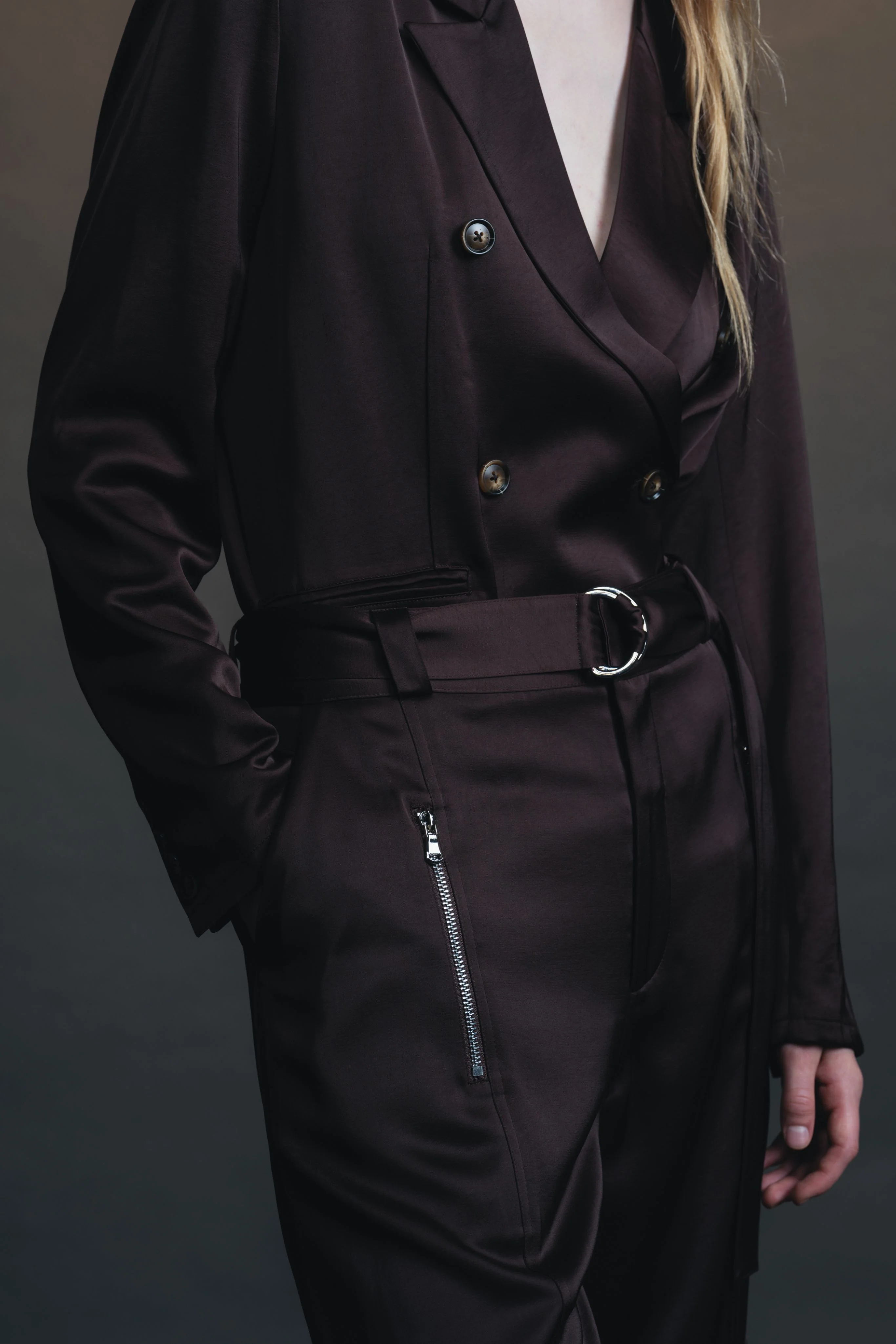 Adalee Charmeuse Blazer 3 Adalee Charmeuse Blazer