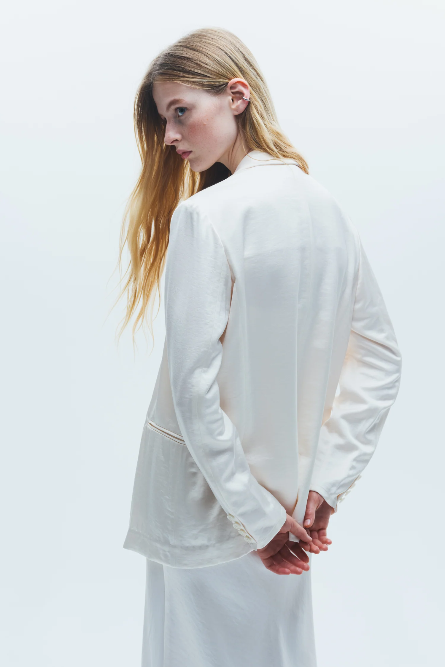 Adalee Charmeuse Blazer 9 Adalee Charmeuse Blazer