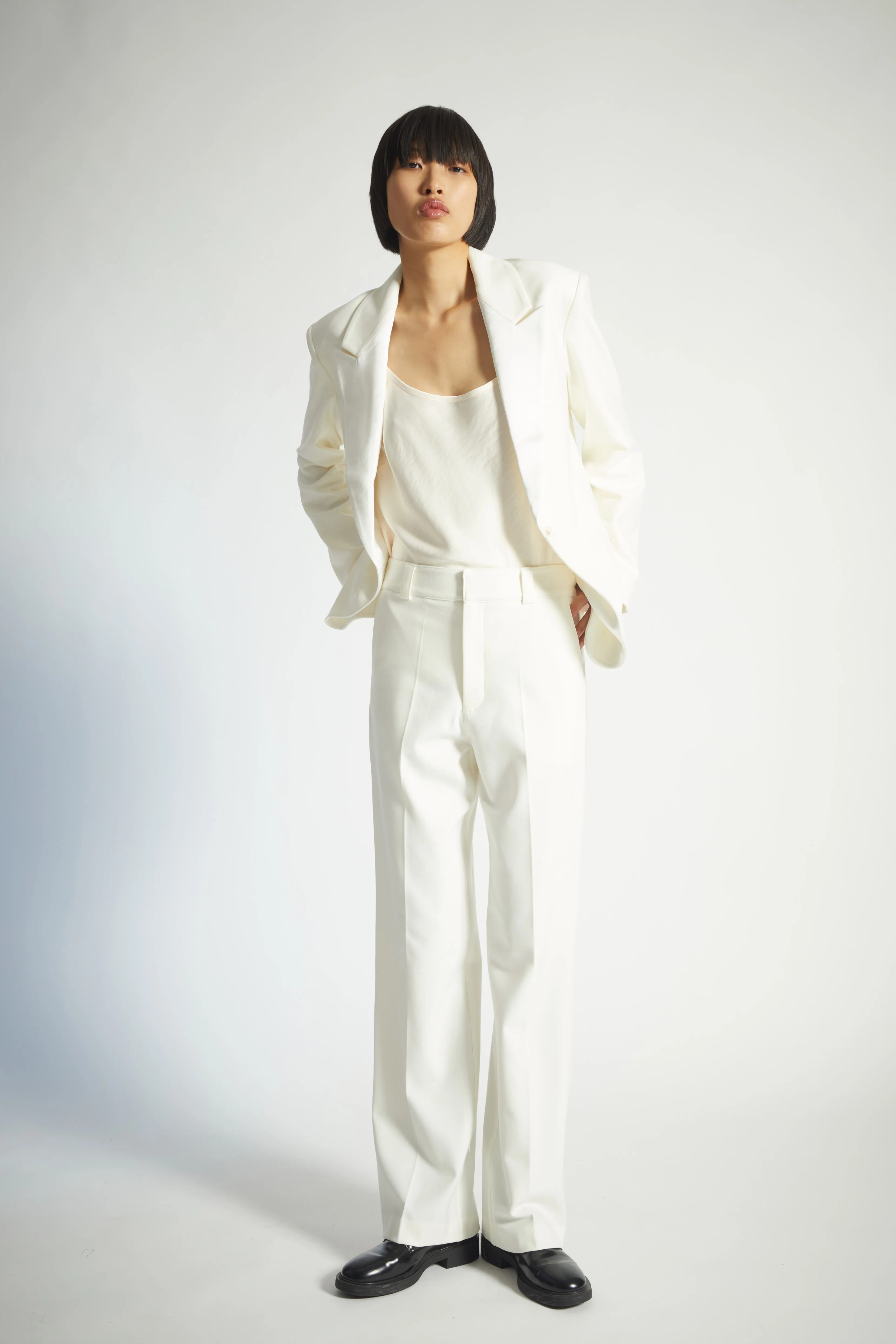 Dylan Tuxedo Jacket, White