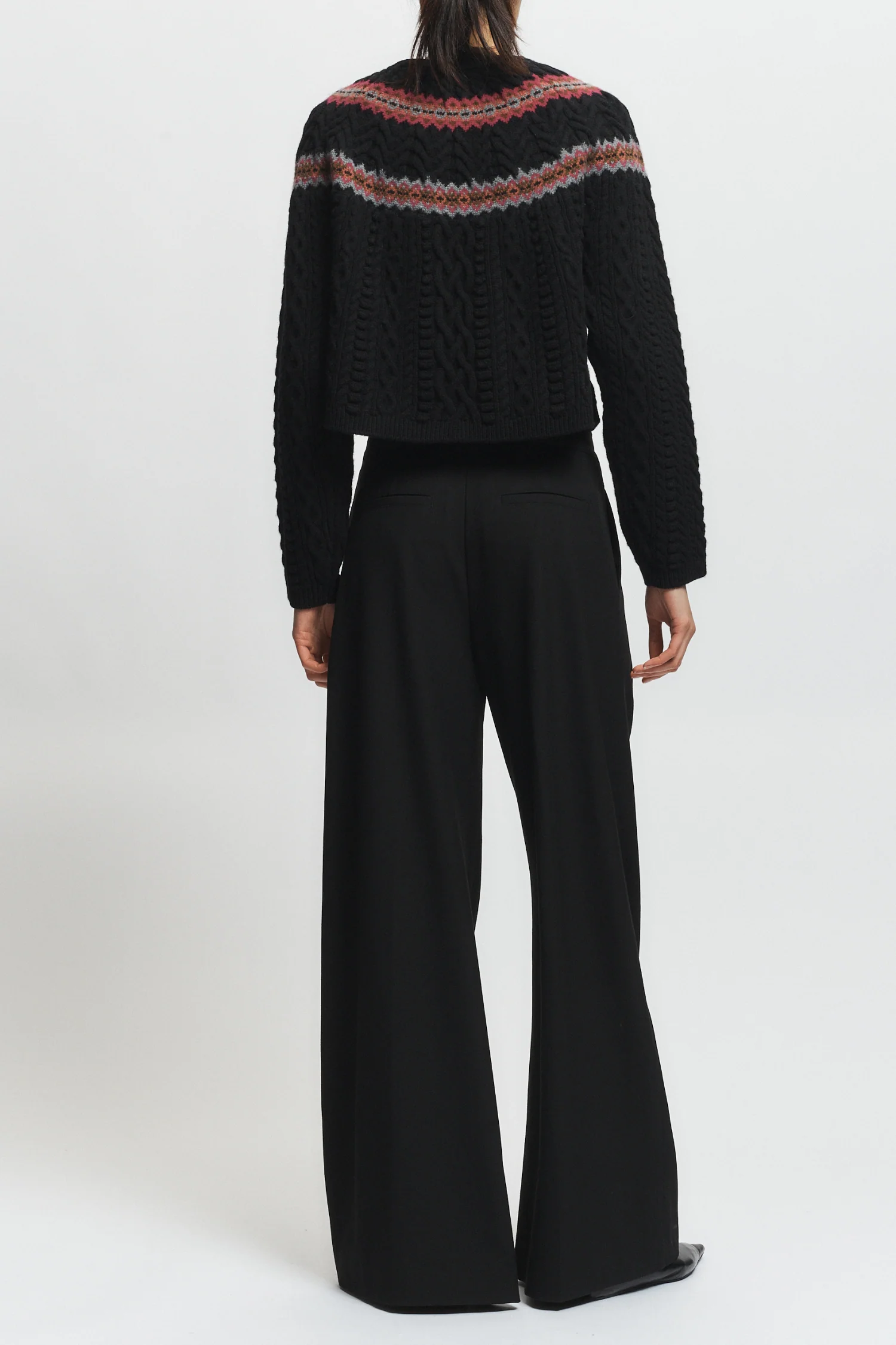 Ainsley Fair Isle Sweater, Black 4 Ainsley Fair Isle Sweater, Black