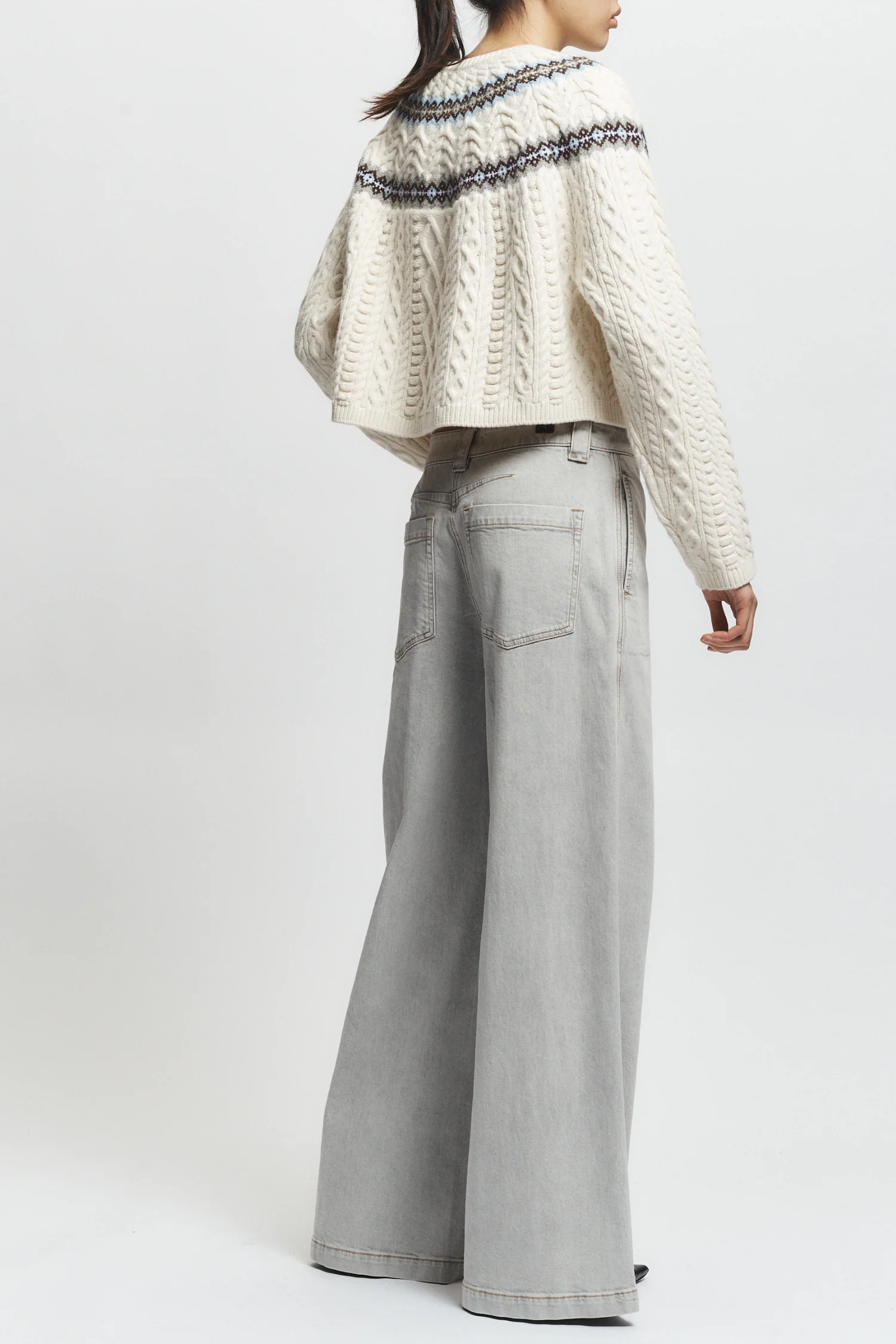 Ainsley Fair Isle Sweater, Ivory 6 Ainsley Fair Isle Sweater, Ivory