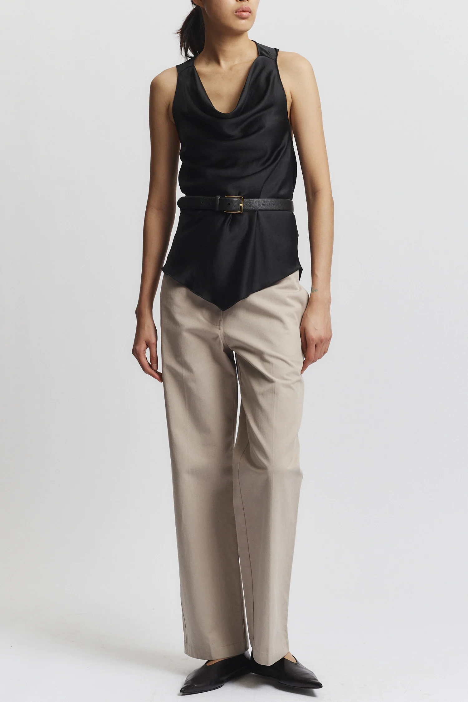 Alessia Twist Back Blouse, Black 3 Alessia Twist Back Blouse, Black