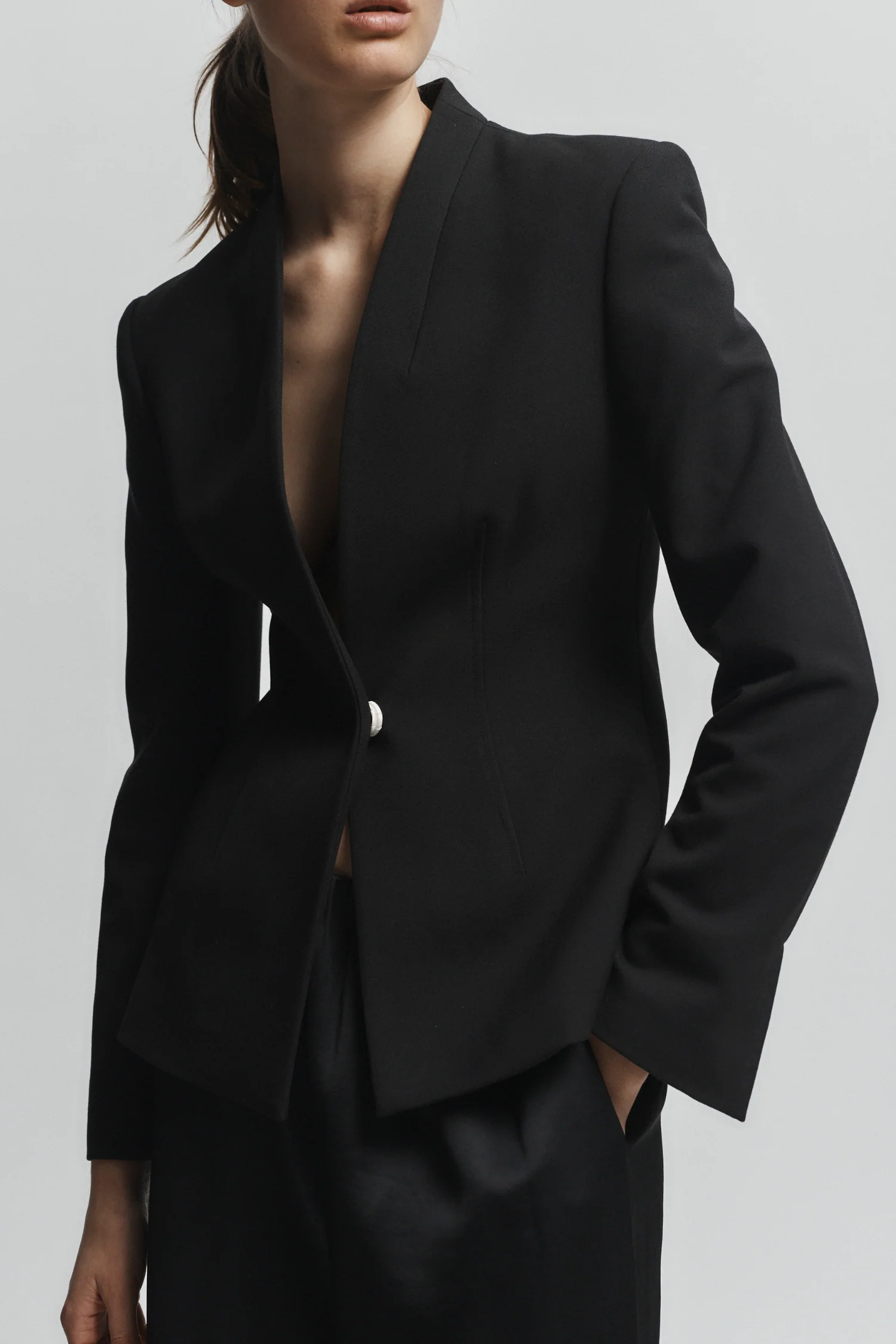 Aria Tailored Blazer, Black 5 Aria Tailored Blazer, Black