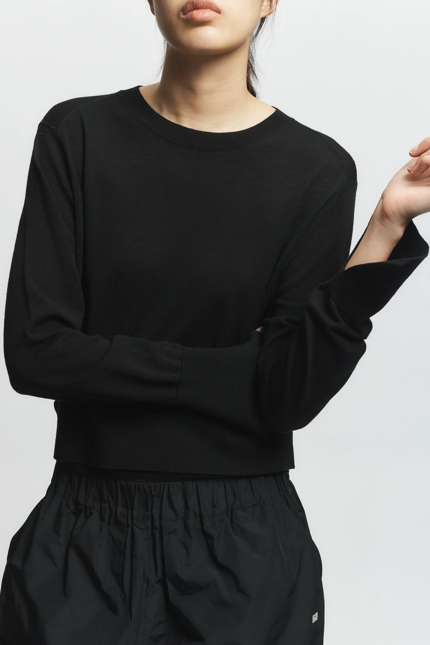 Elodie Layered Crewneck Knit
