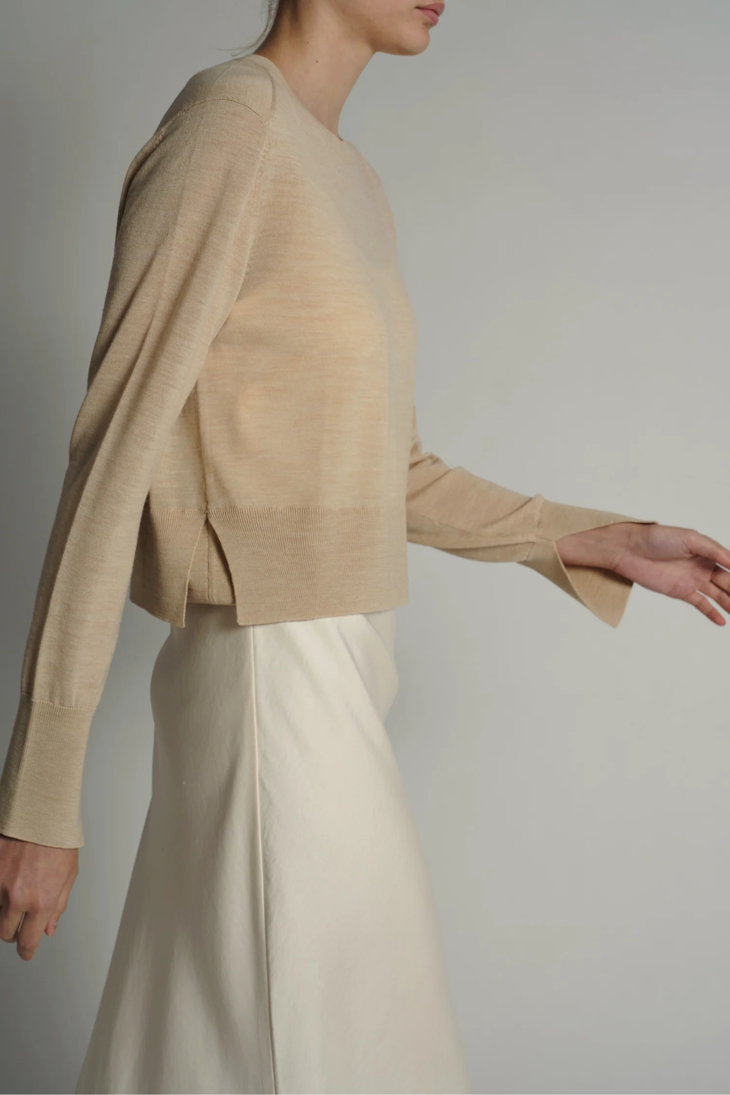 Elodie Layered Crewneck Knit 22 Elodie Layered Crewneck Knit