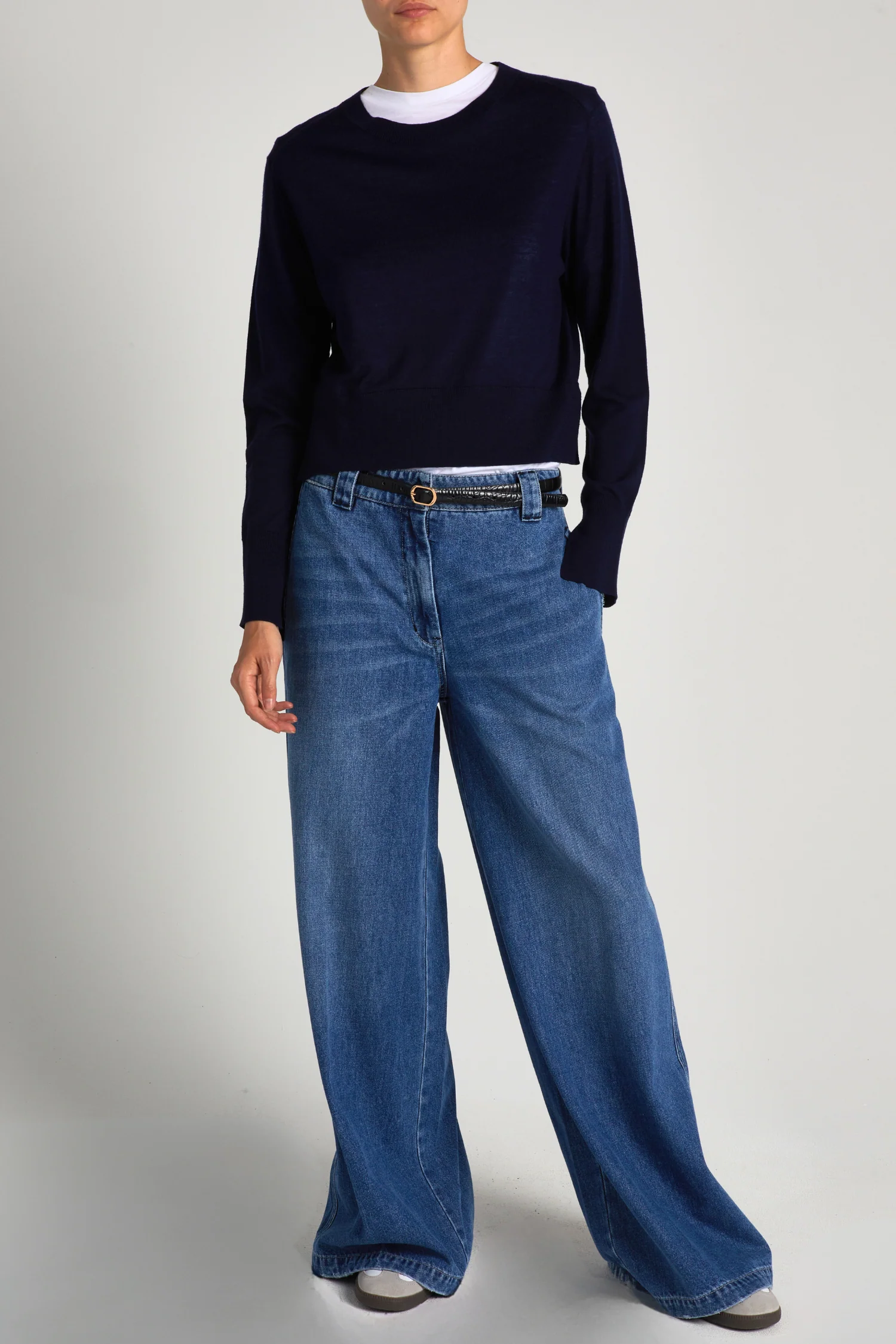 Elodie Layered Crewneck Knit 28 Elodie Layered Crewneck Knit