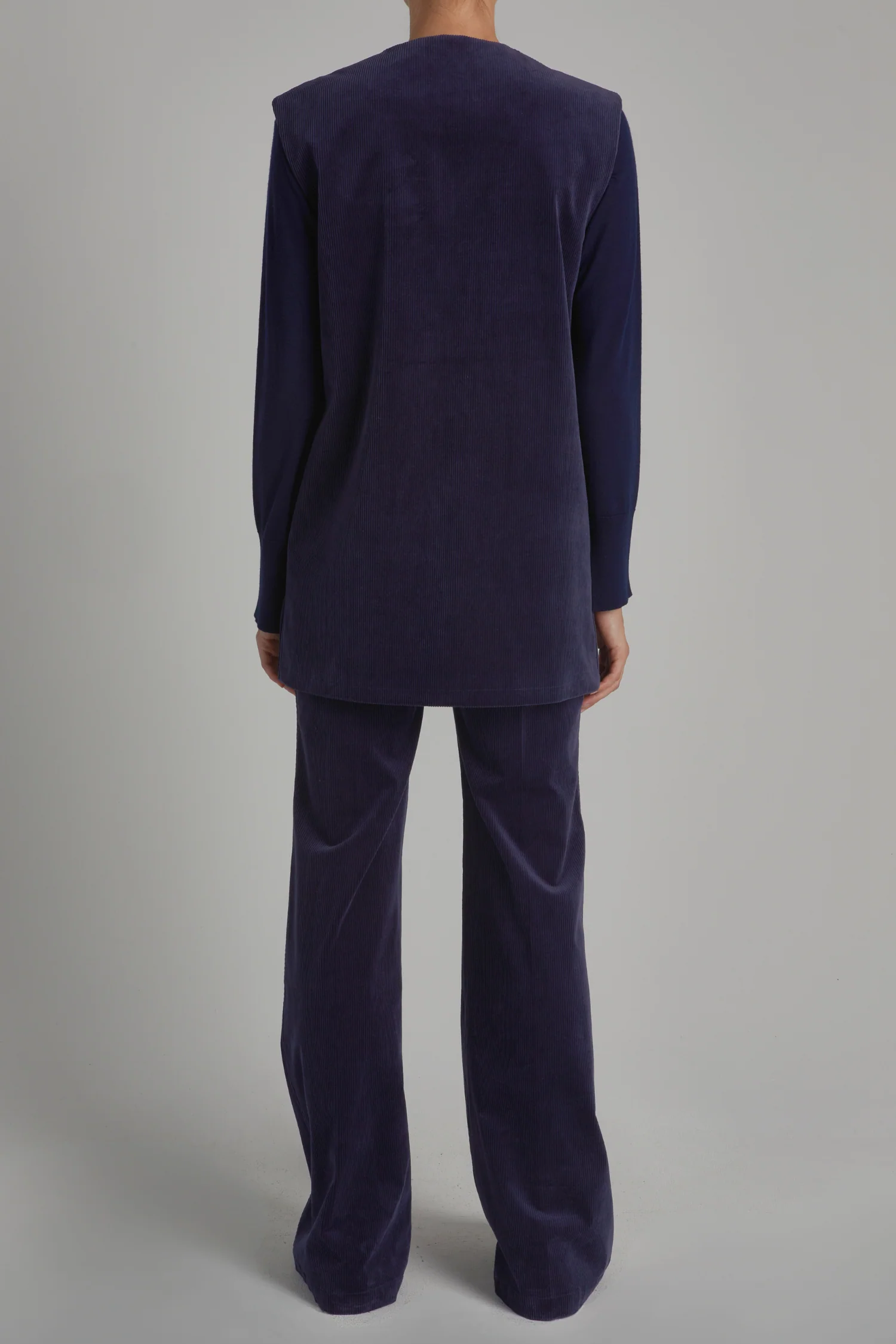 Aron Corduroy Flare Pant, Navy 5 Aron Corduroy Flare Pant, Navy